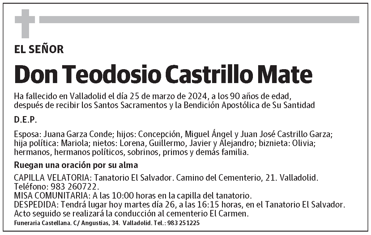 Teodosio Castrillo Mate