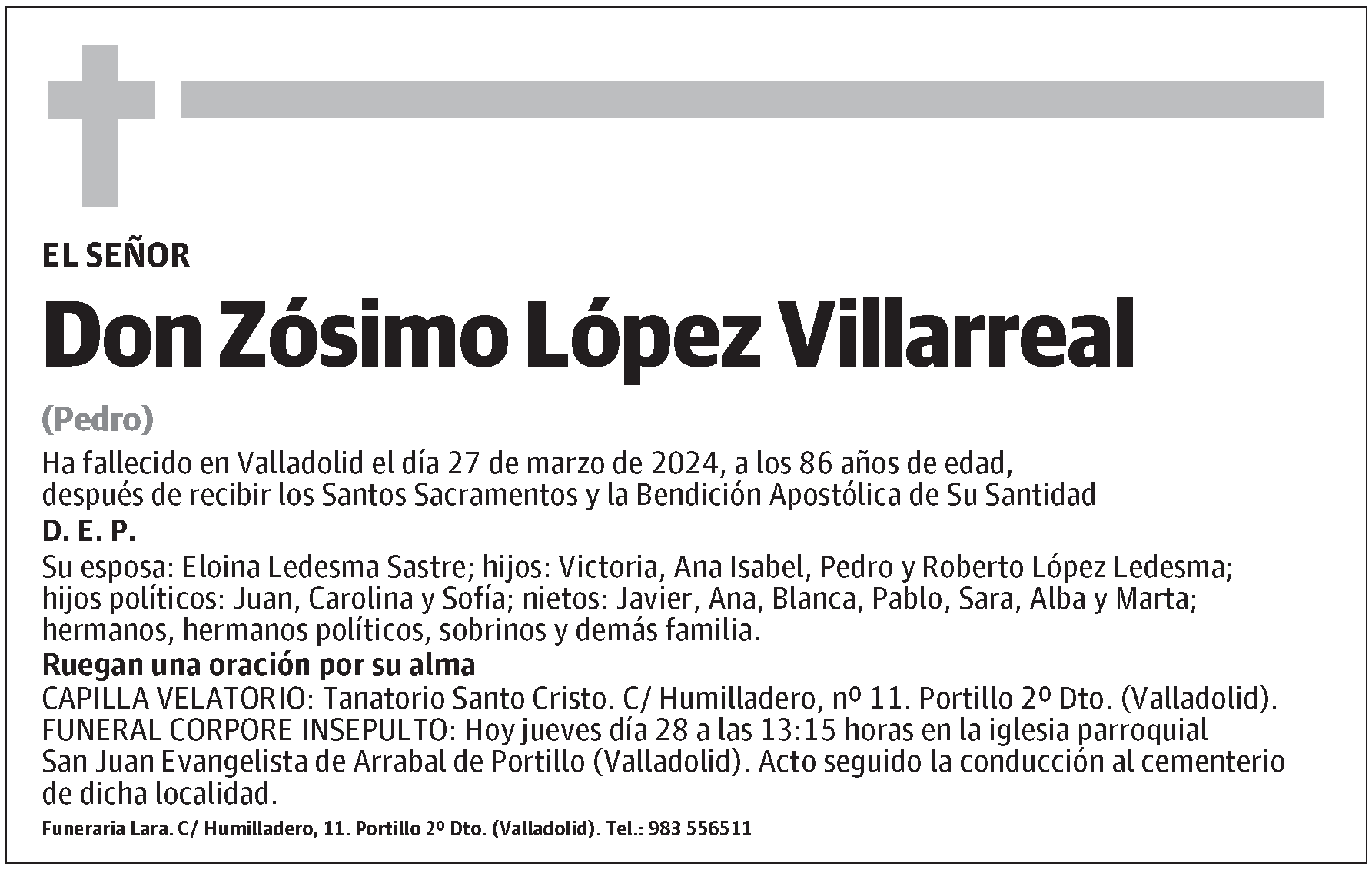 Zósimo López Villarreal