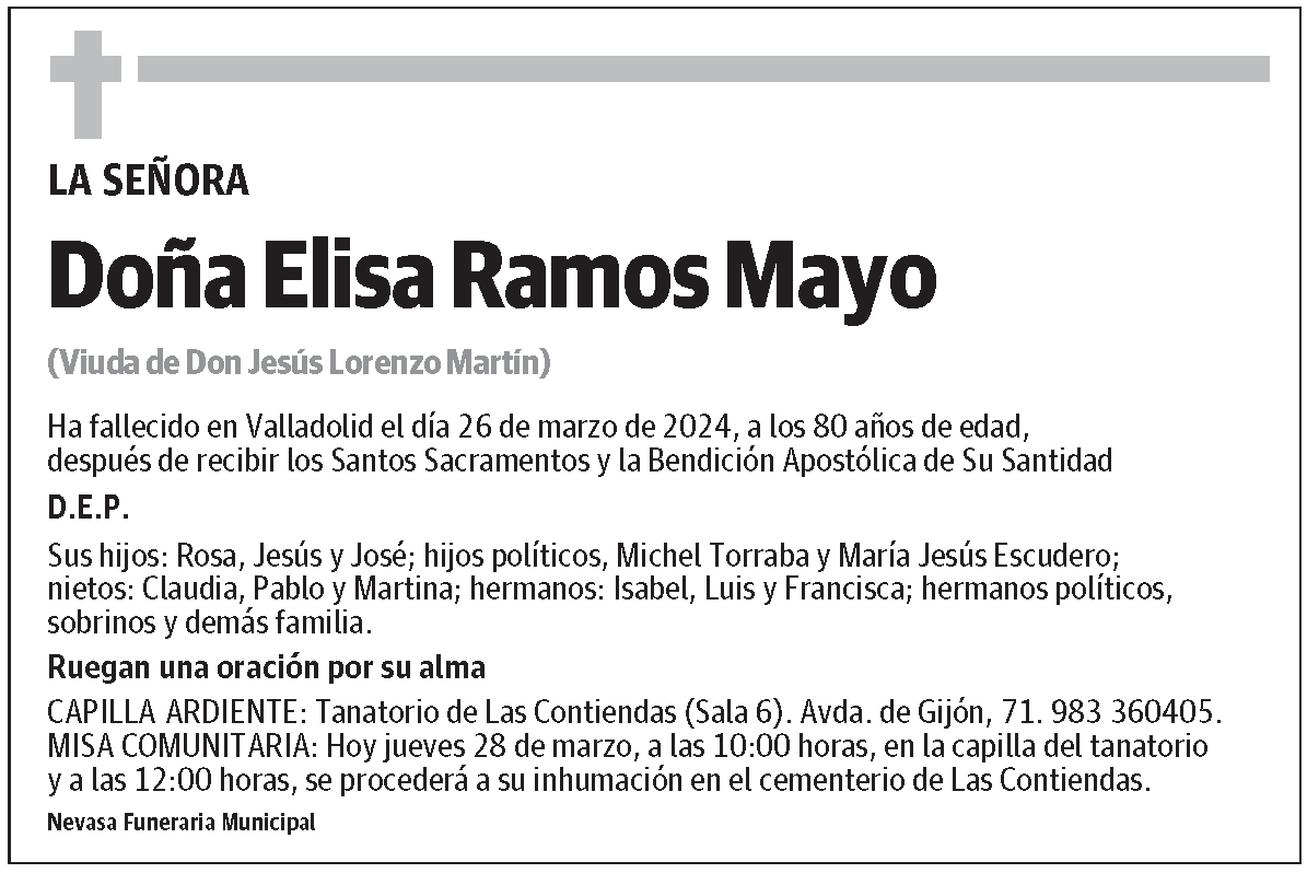 Elisa Ramos Mayo