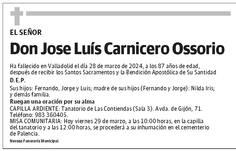 Jose Luís Carnicero Ossorio