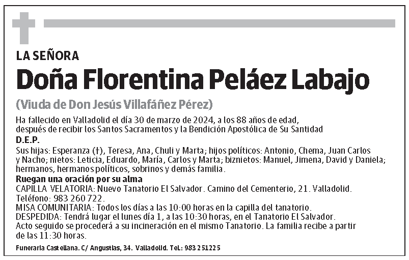 Florentina Peláez Labajo