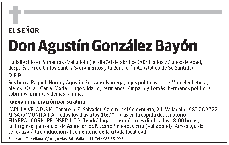 Agustín González Bayón
