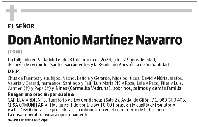 Antonio Martínez Navarro