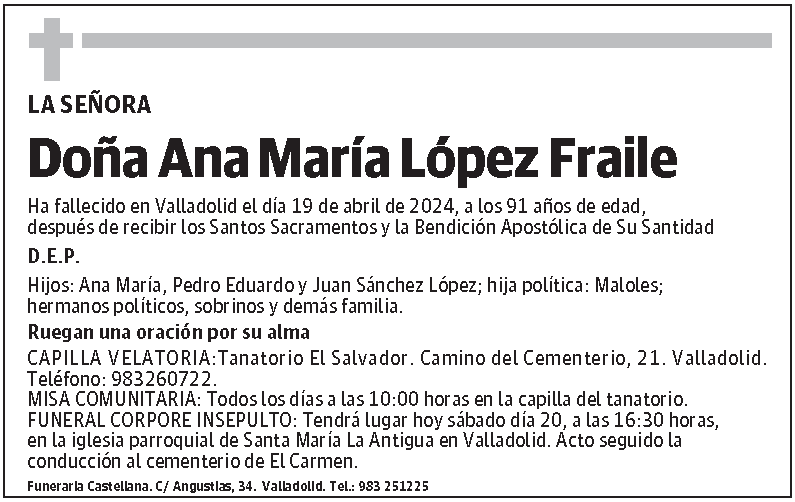 Ana María López Fraile