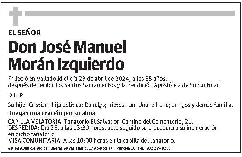 José Manuel Morán Izquierdo