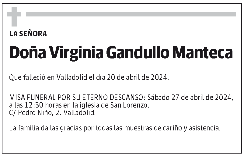 Virginia Gandullo Manteca