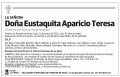 Eustaquita Aparicio Teresa