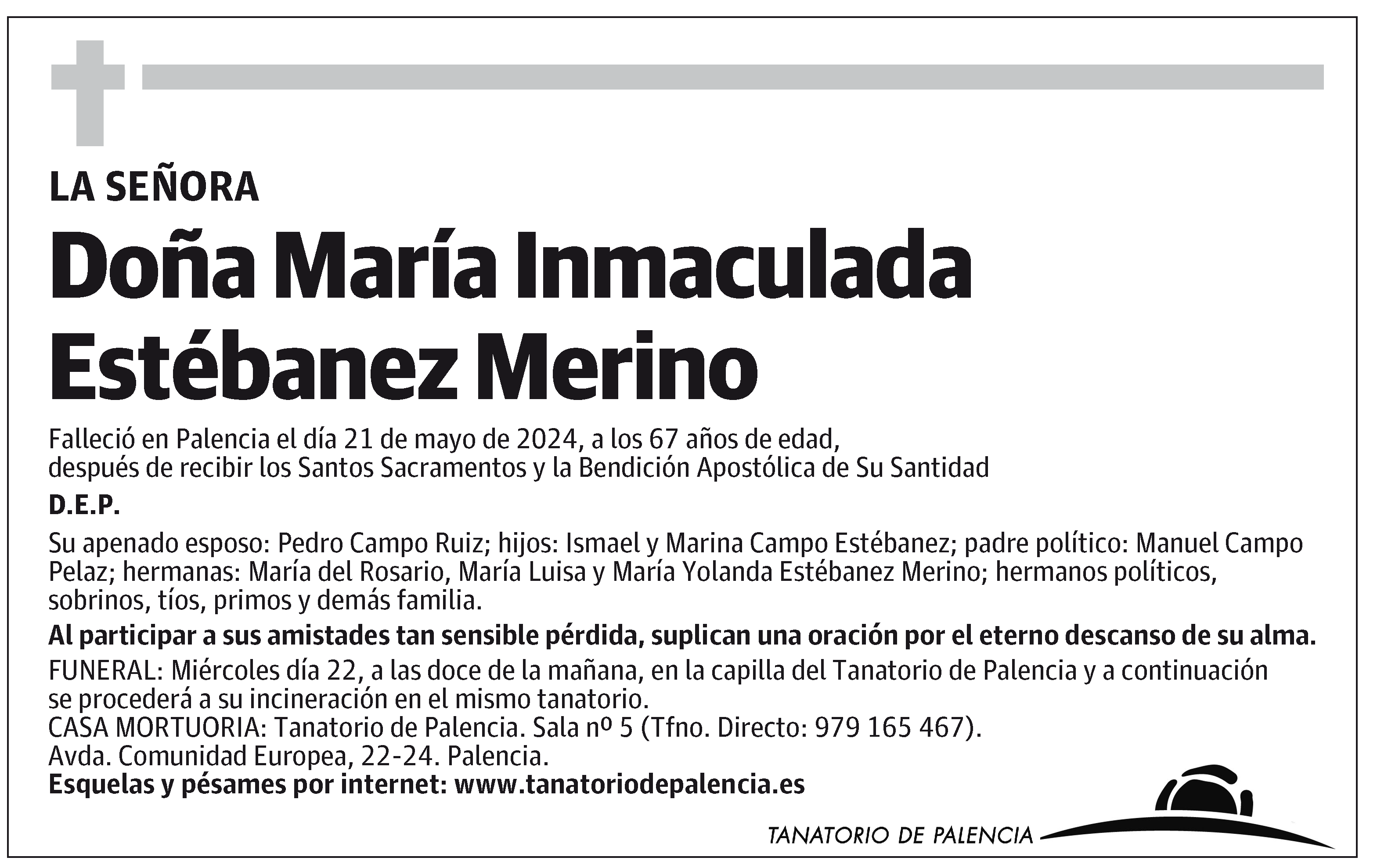 María Inmaculada Estébanez Merino