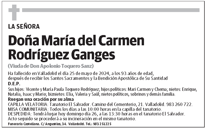 María del Carmen Rodríguez Ganges