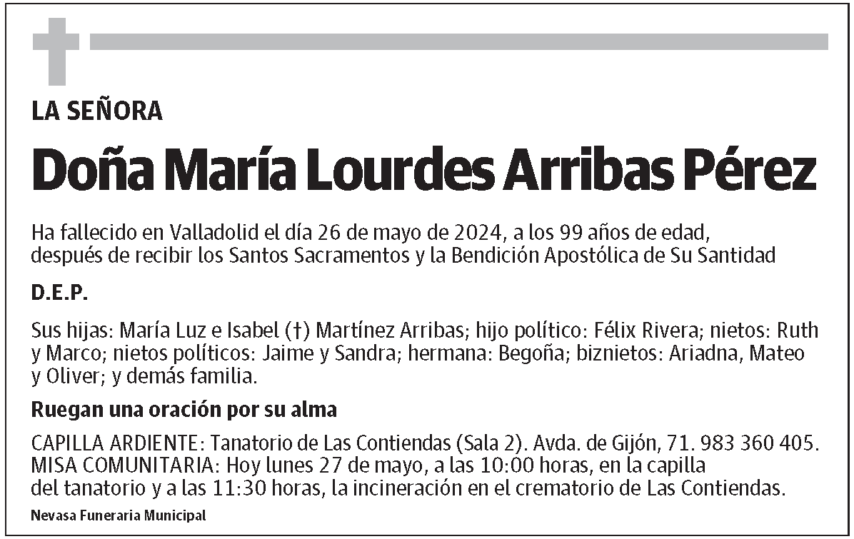 María Lourdes Arribas Pérez