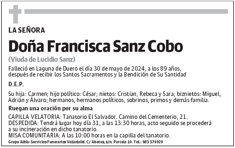 Francisca Sanz Cobo