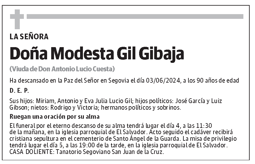 Modesta Gil Gibaja