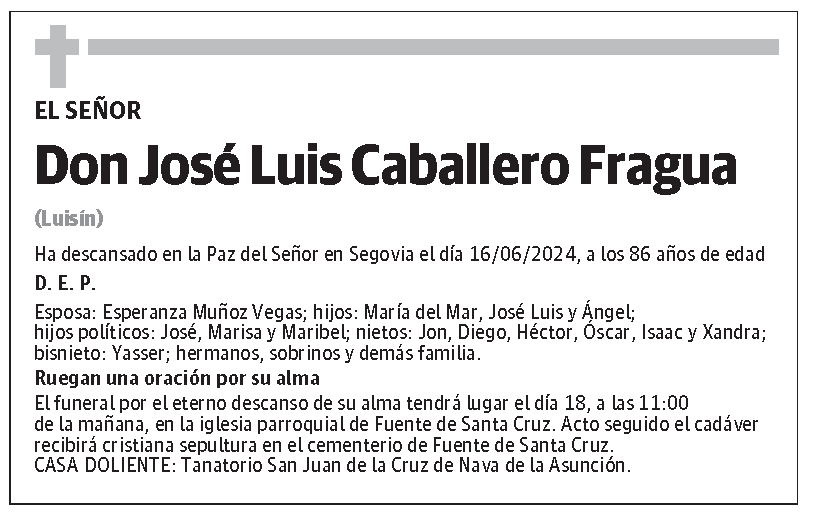 José Luis Caballero Fragua