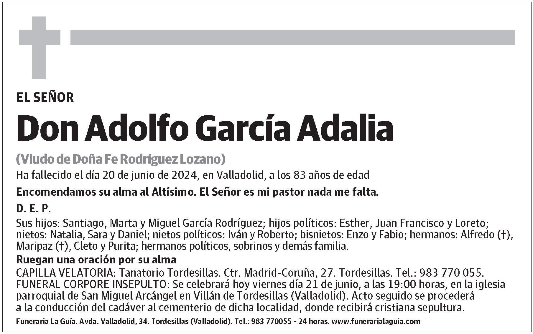 Don Adolfo García Adalia