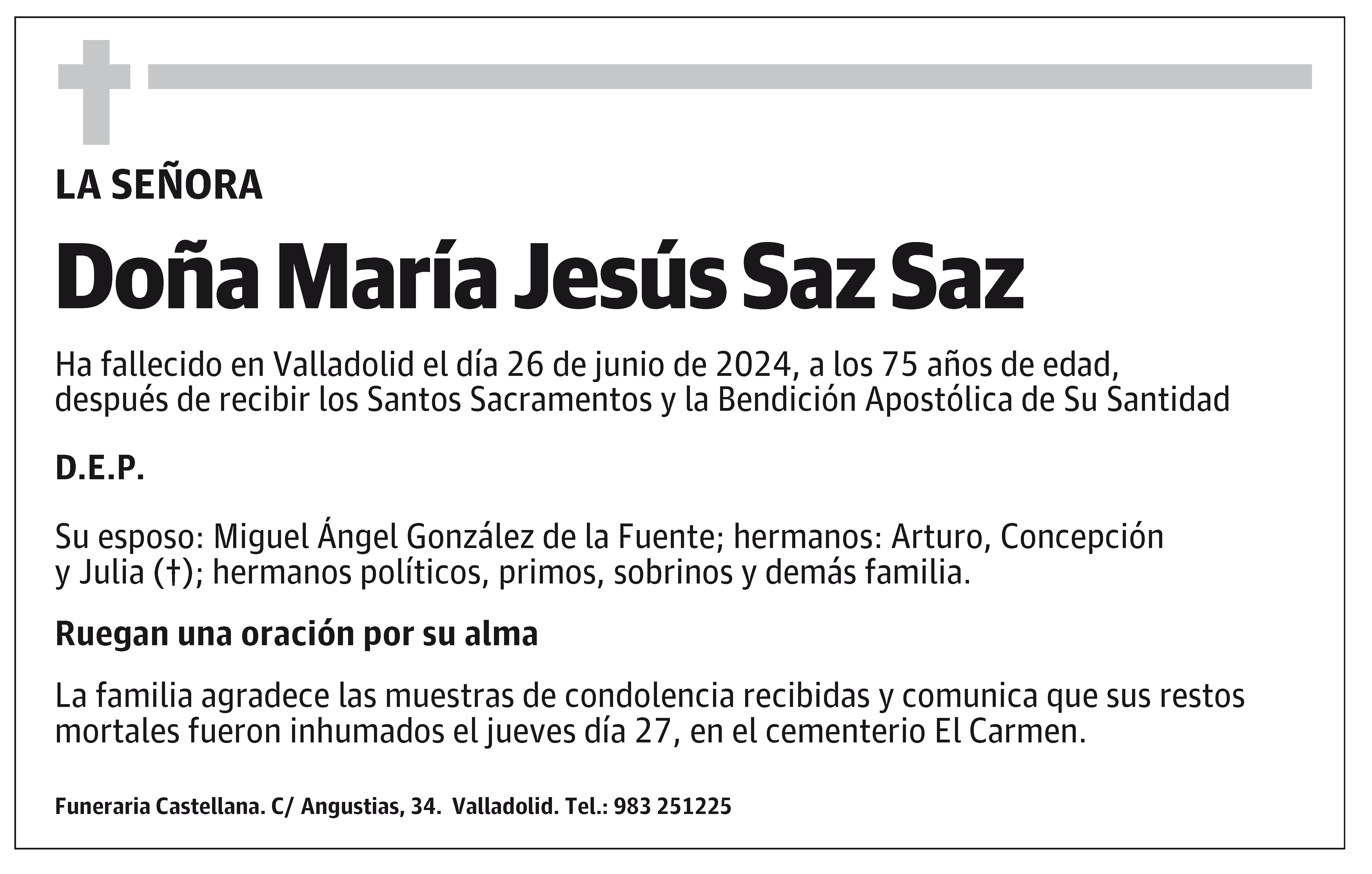 María Jesús Saz Saz