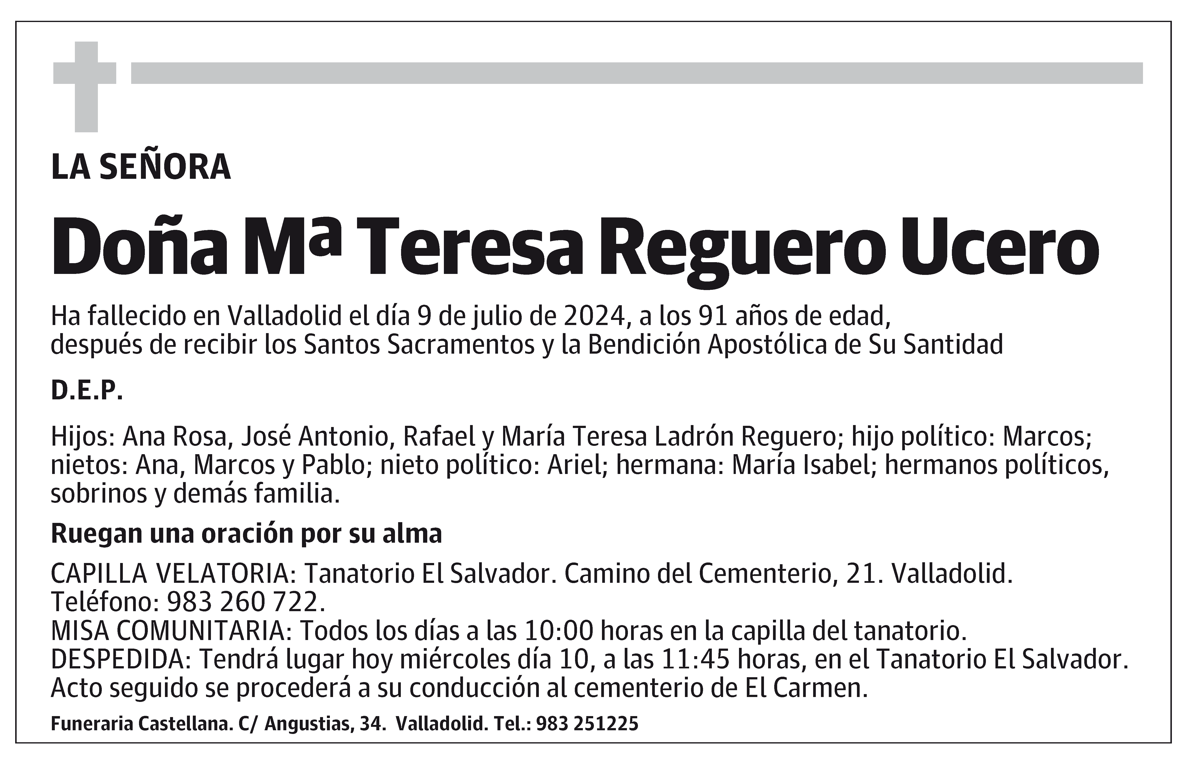 Mª Teresa Reguero Ucero