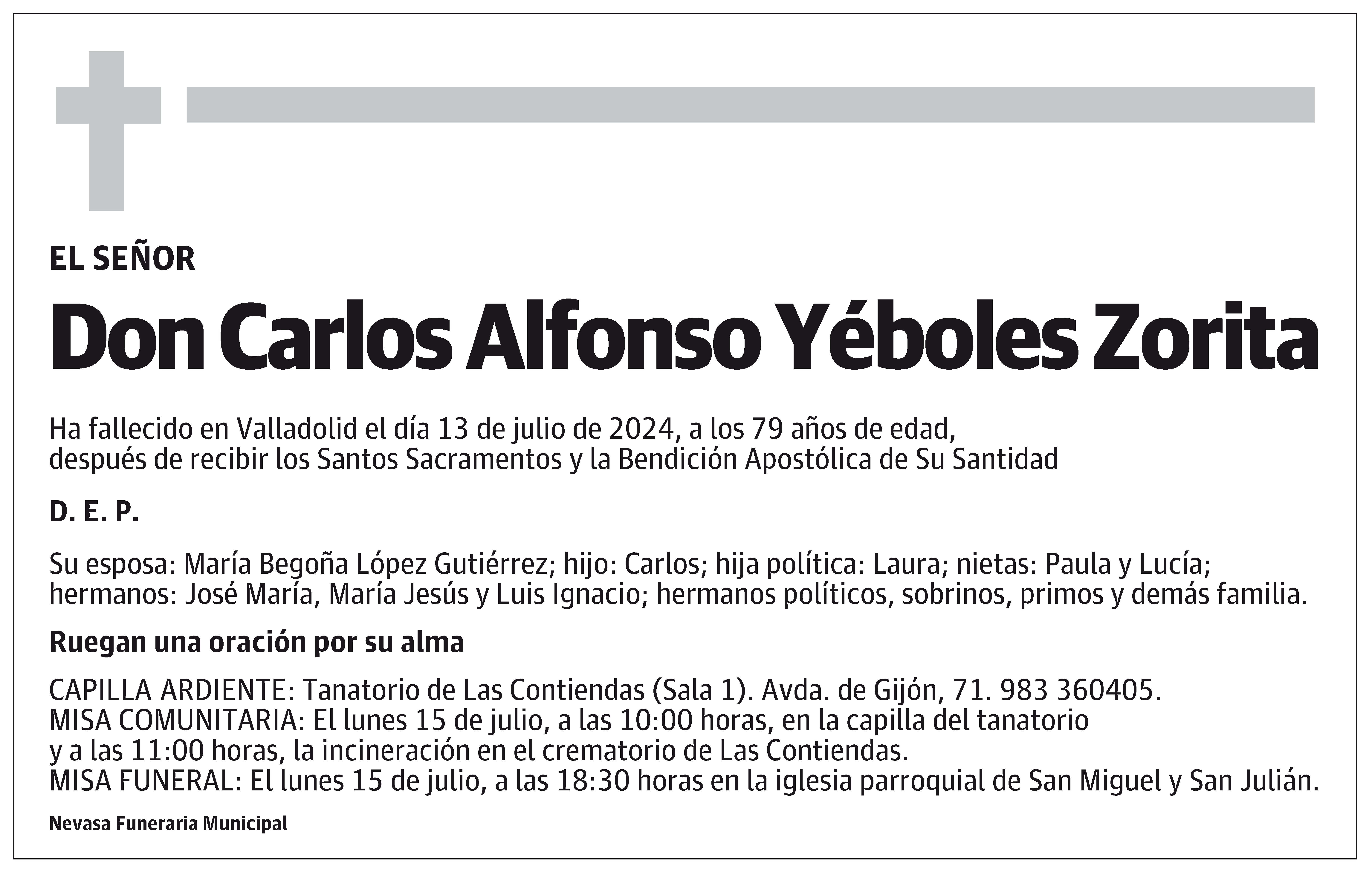 Carlos Alfonso Yéboles Zorita