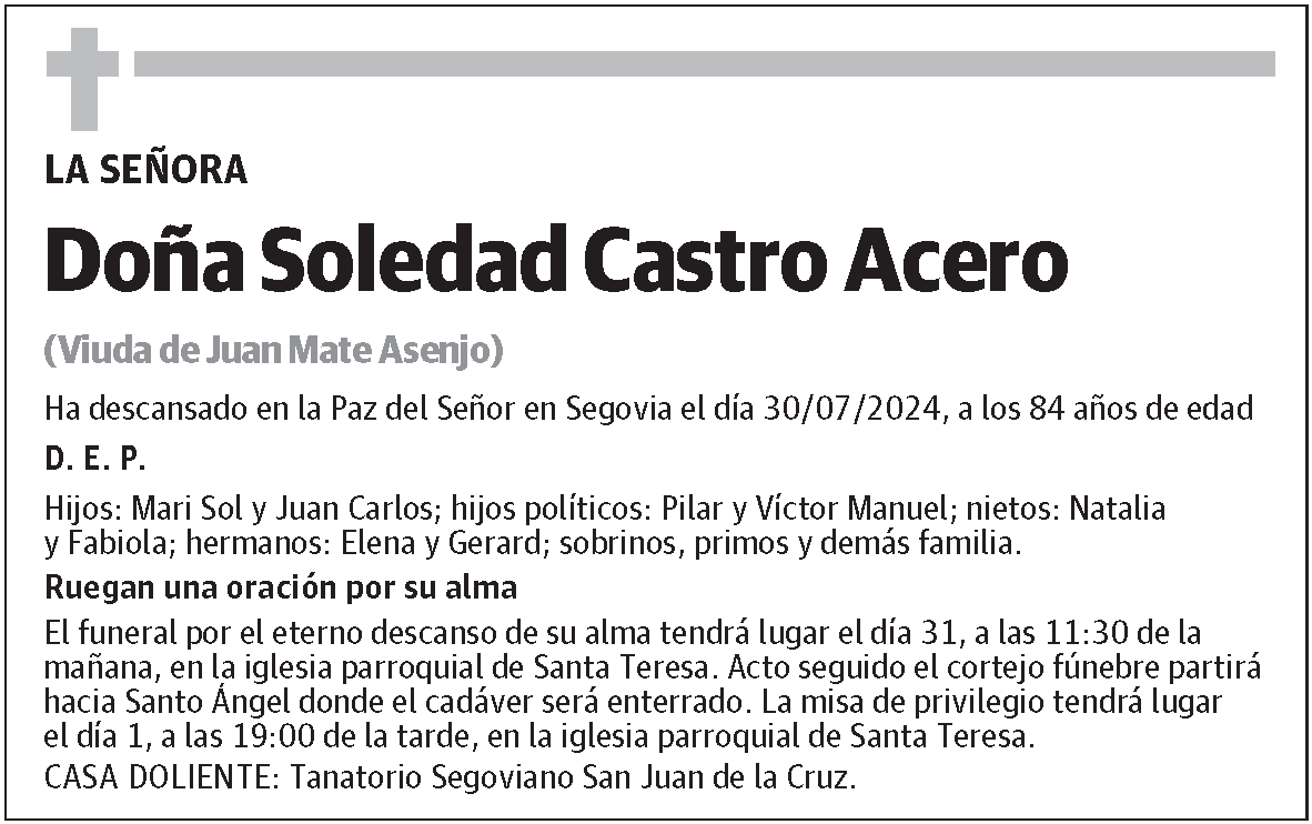 Soledad Castro Acero