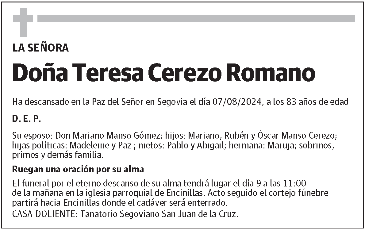 Teresa Cerezo Romano