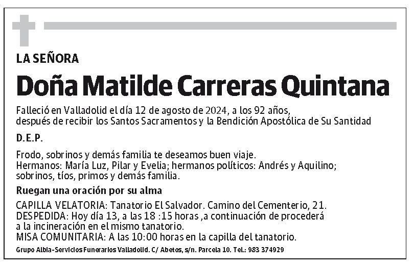 Matilde Carreras Quintana