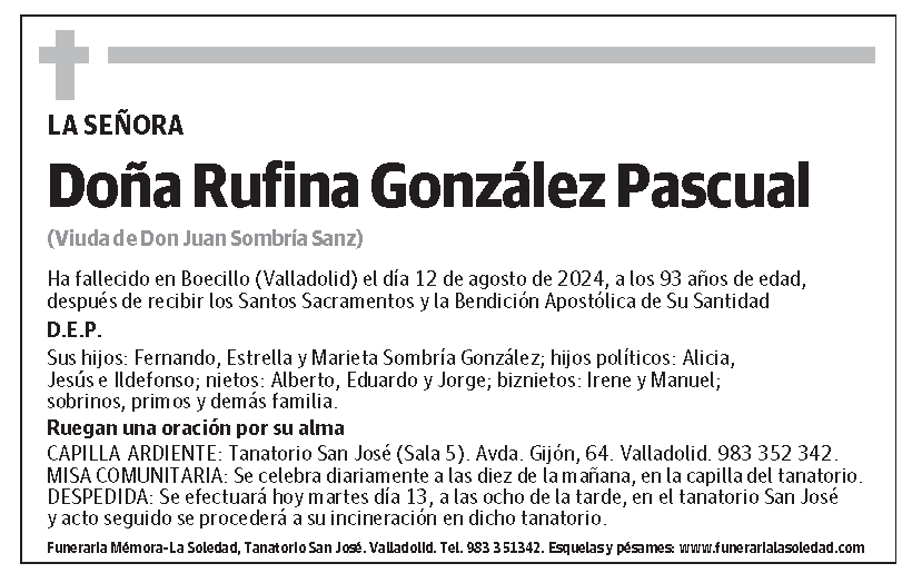 Rufina González Pascual
