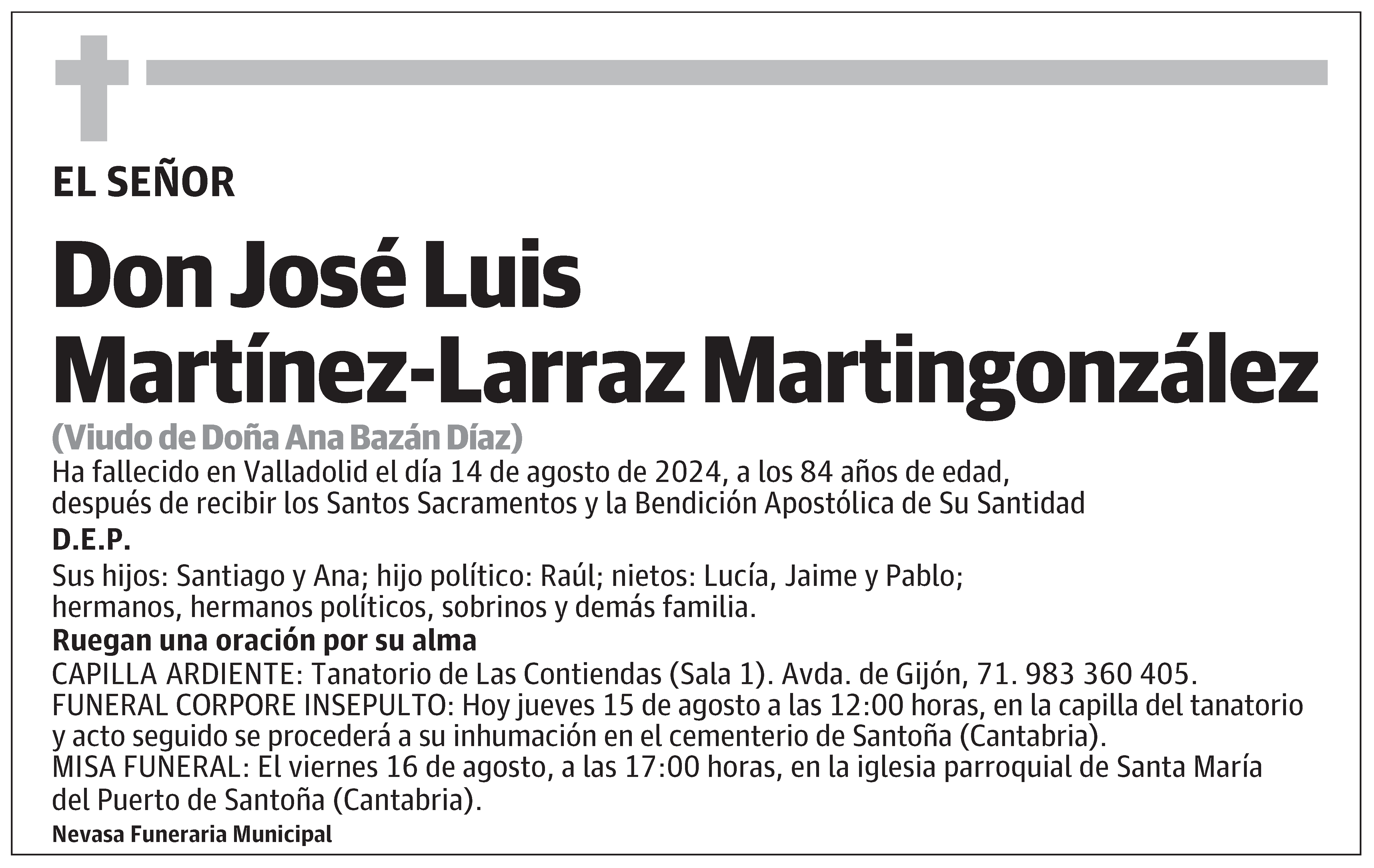 José Luis Martínez-Larraz Martingonzález
