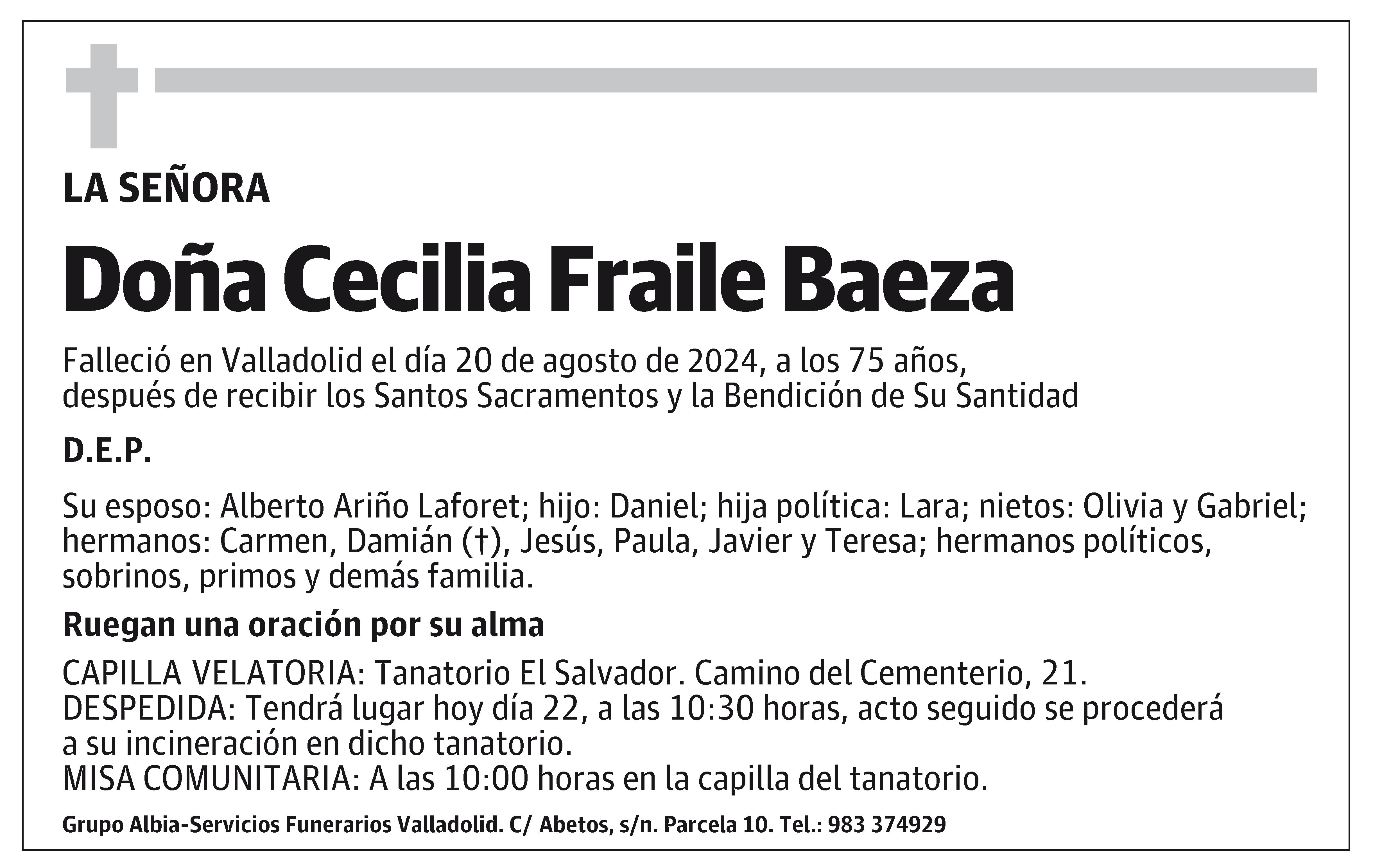 Cecilia Fraile Baeza