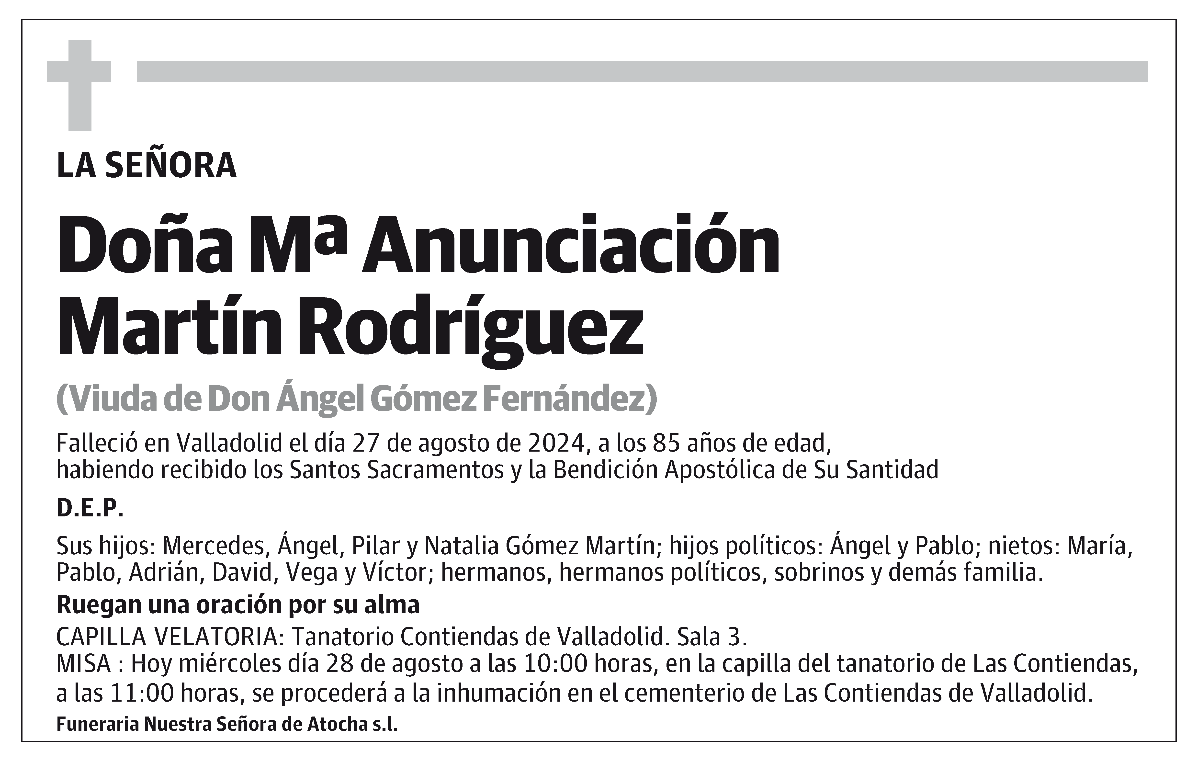 Mª Anunciación Martín Rodríguez