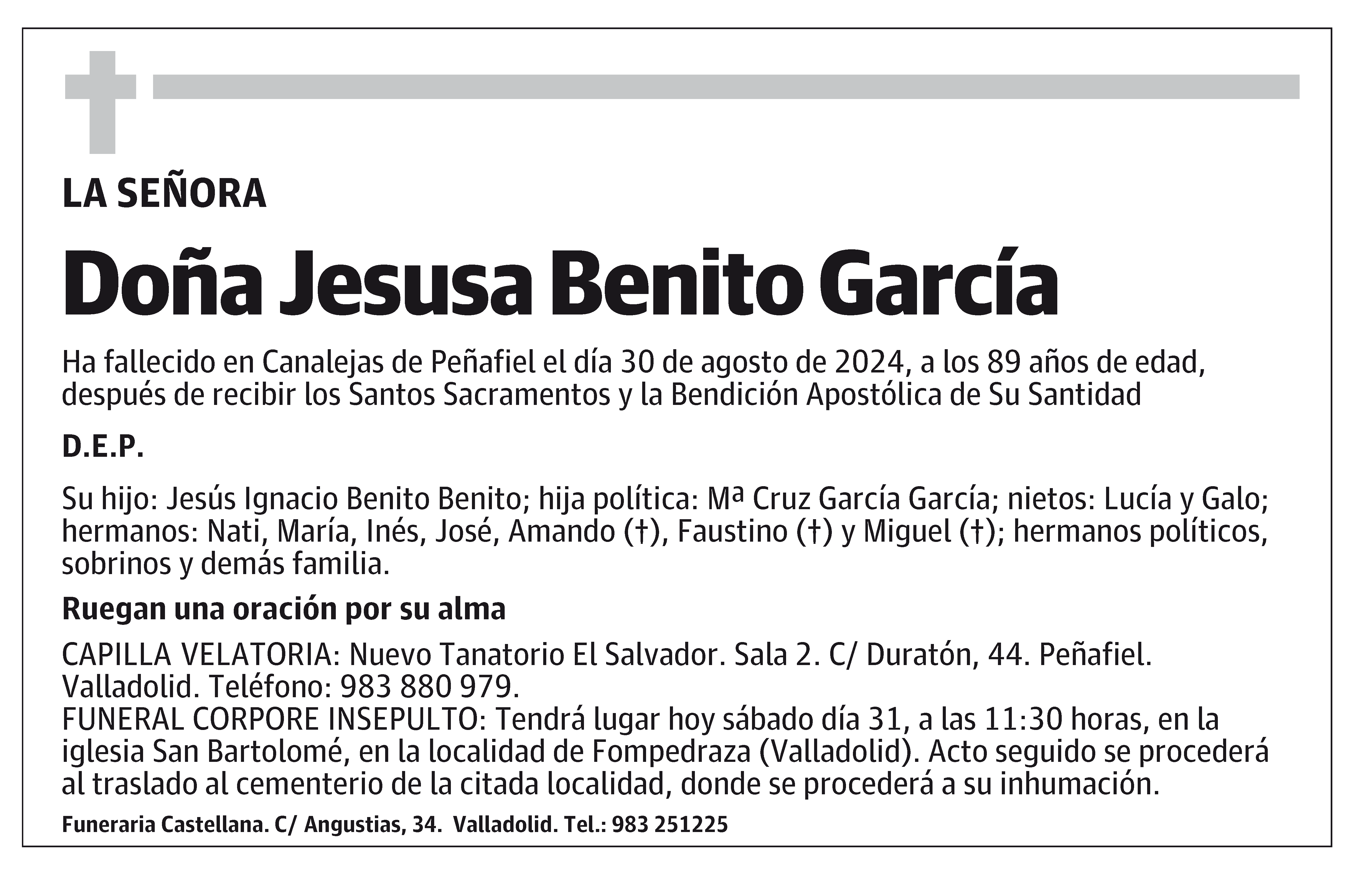 Jesusa Benito García