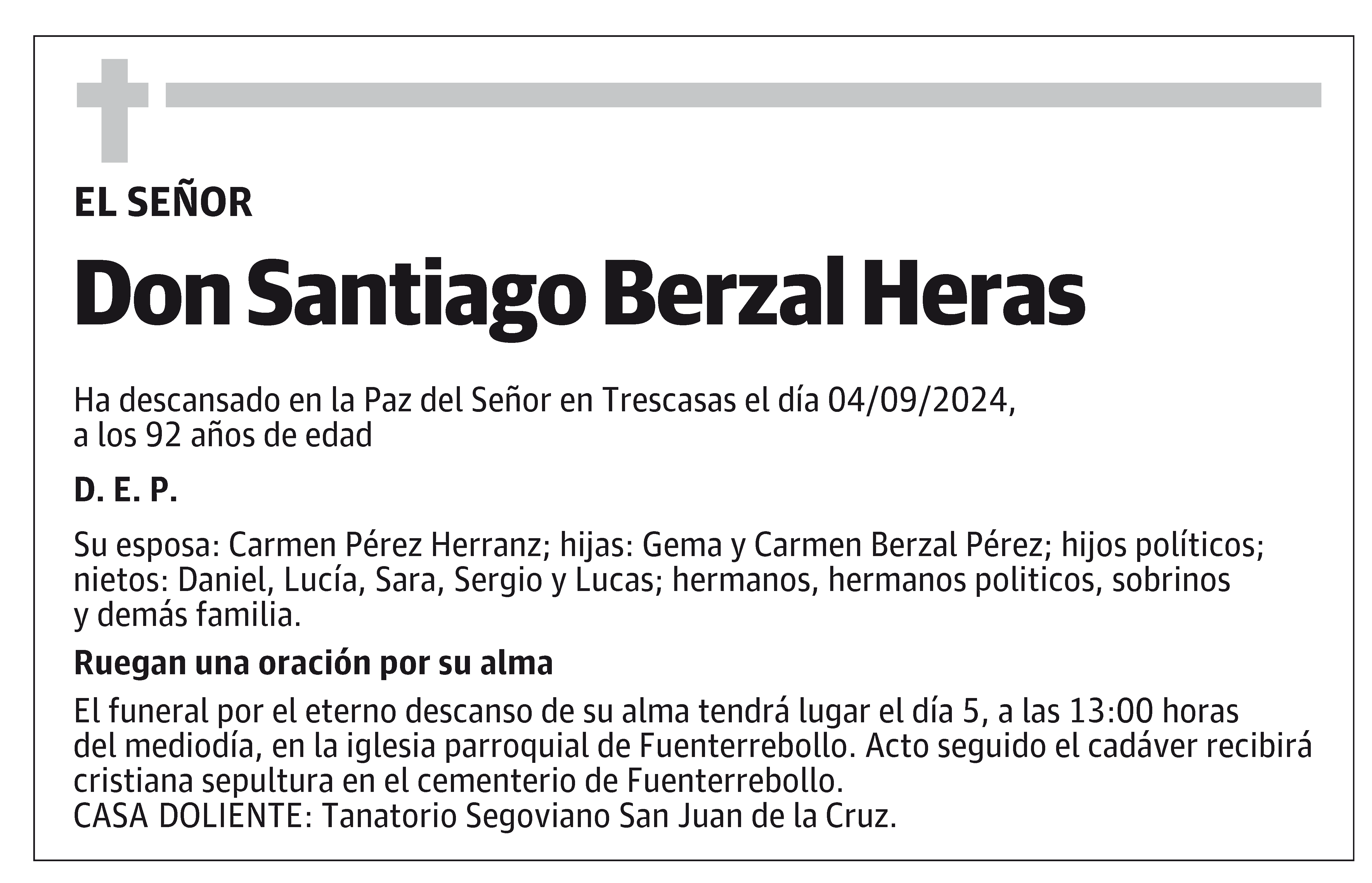 Santiago Berzal Heras
