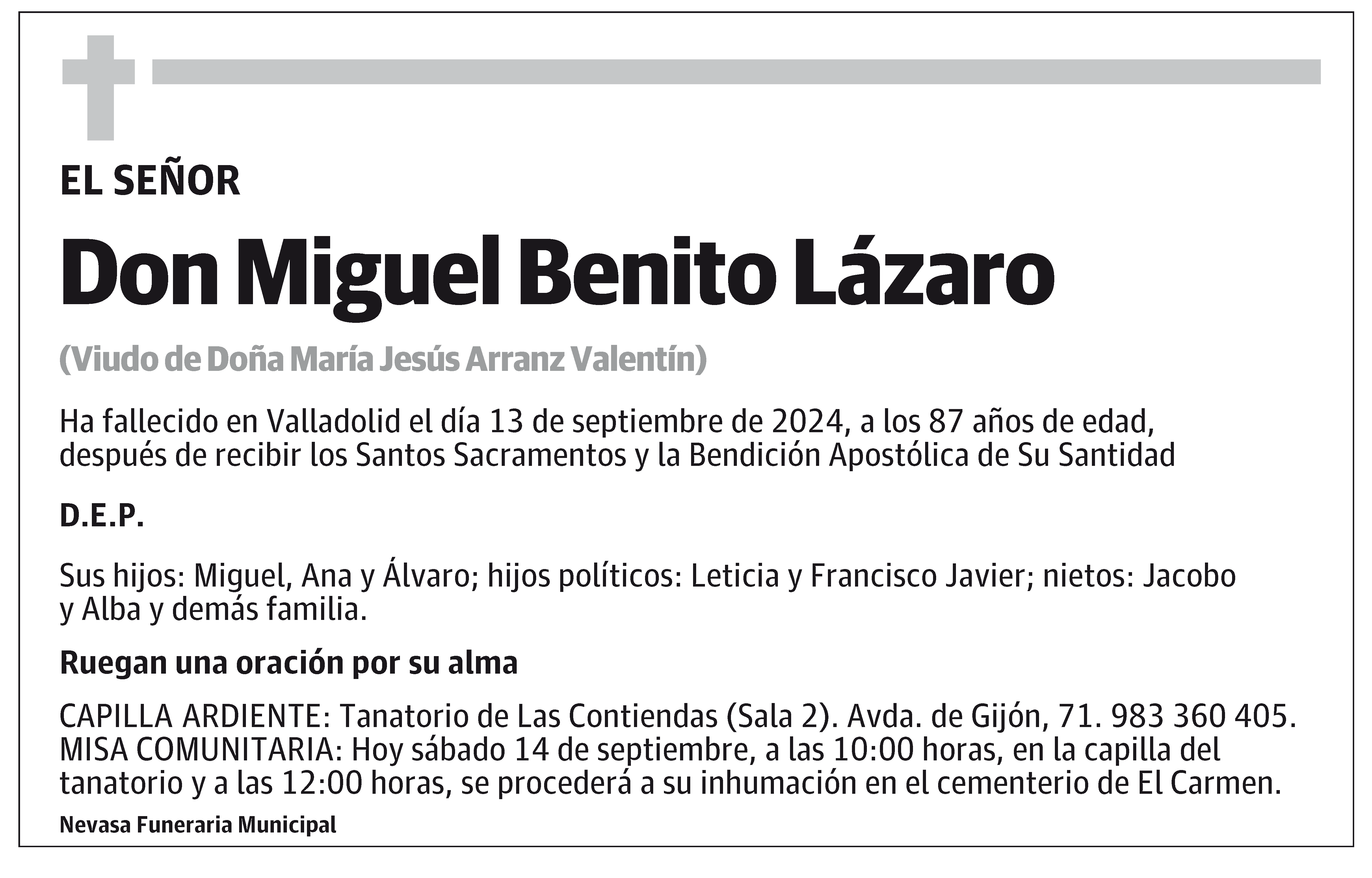 Miguel Benito Lázaro