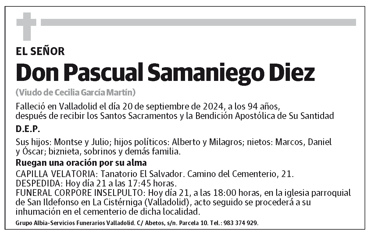 Pascual Samaniego Diez