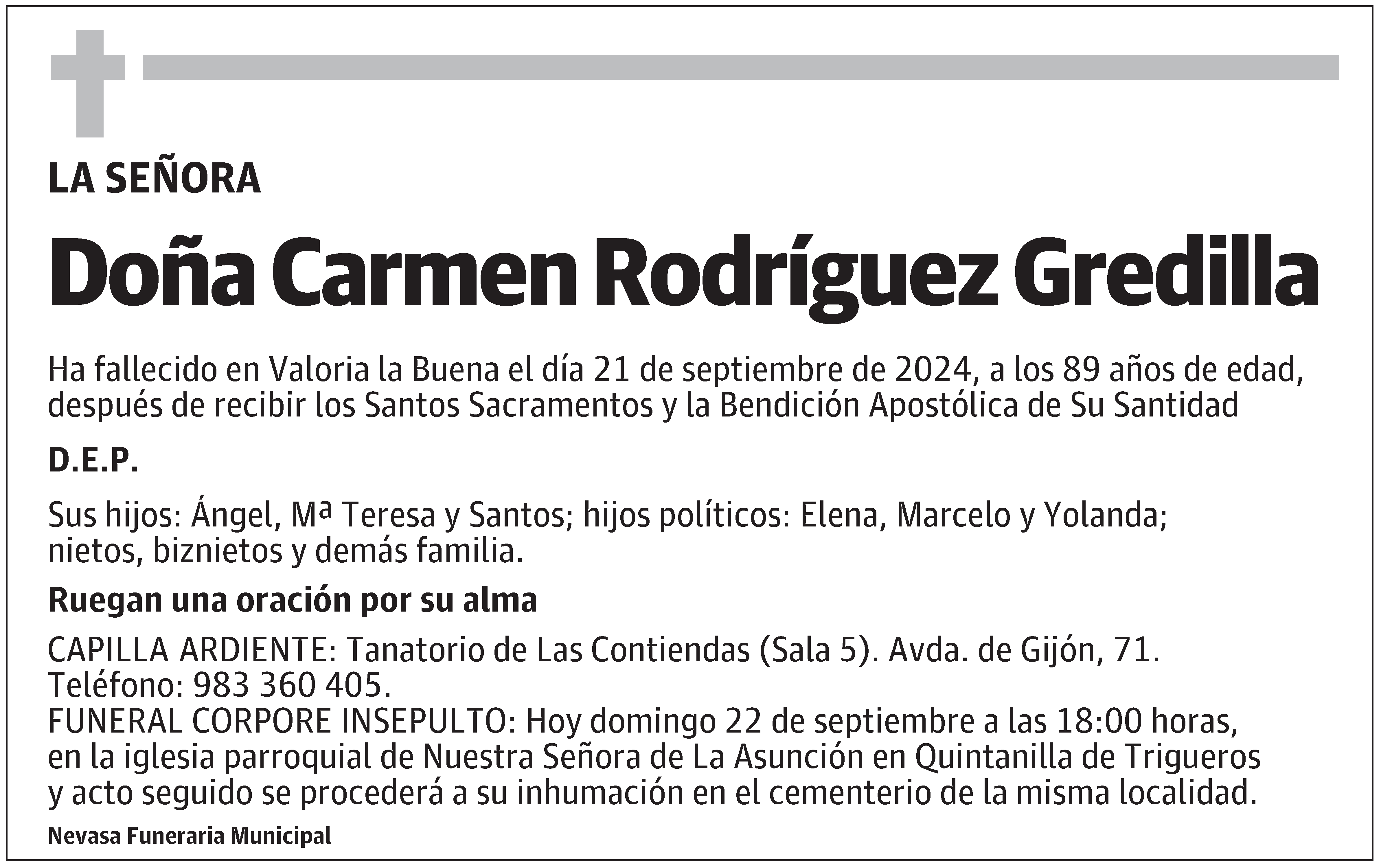 Carmen Rodríguez Gredilla