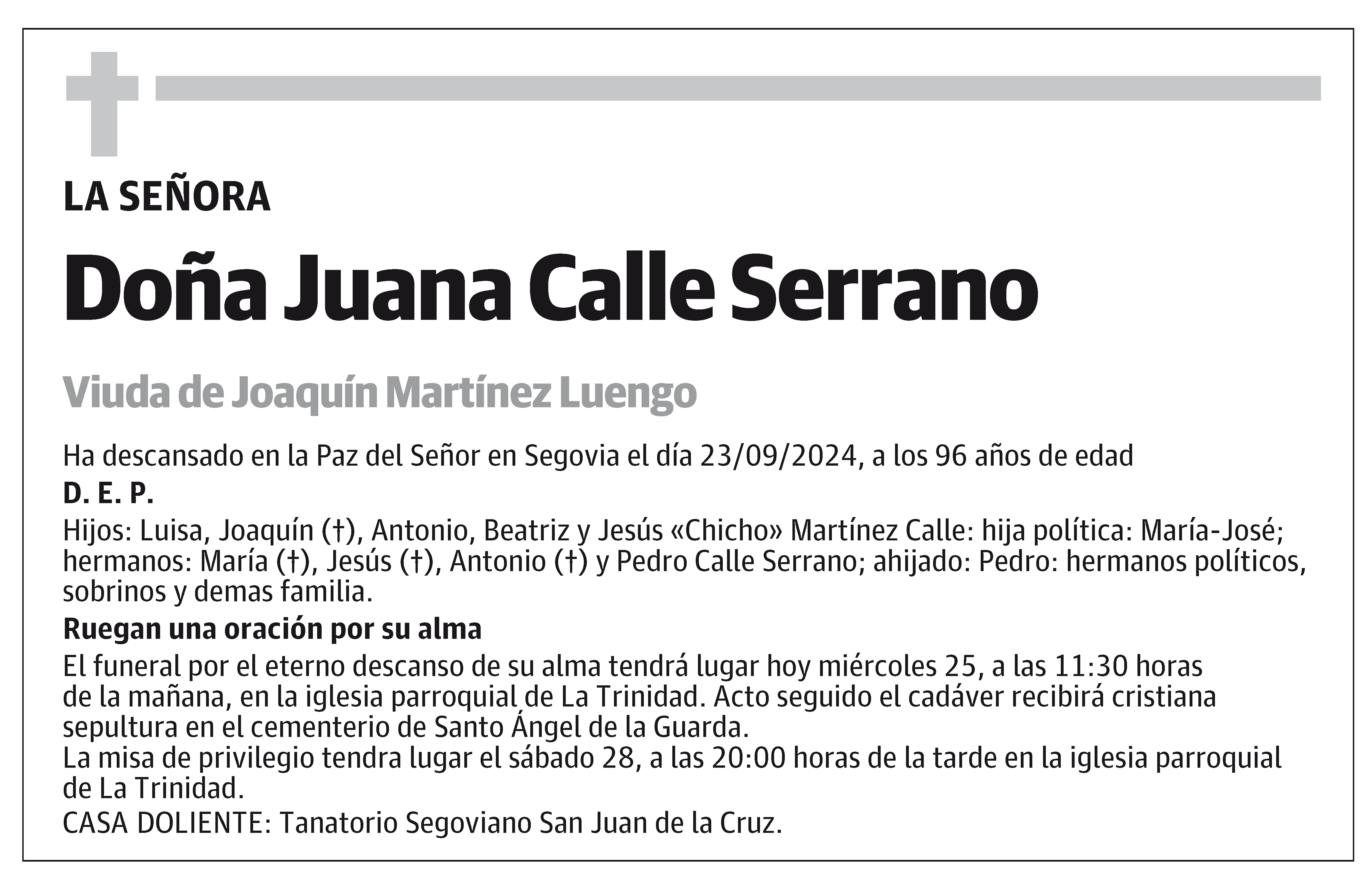 Juana Calle Serrano