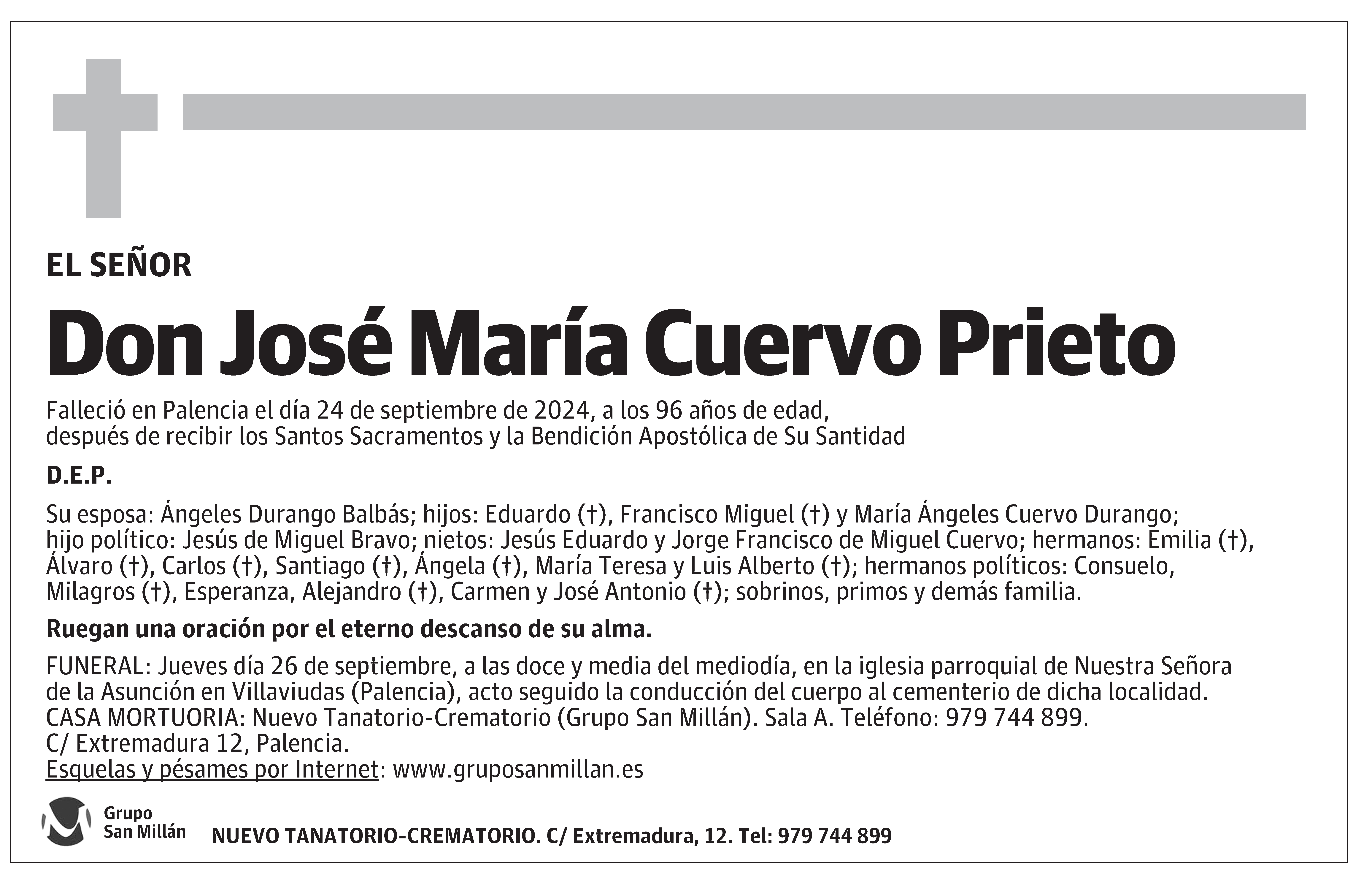 José María Cuervo Prieto