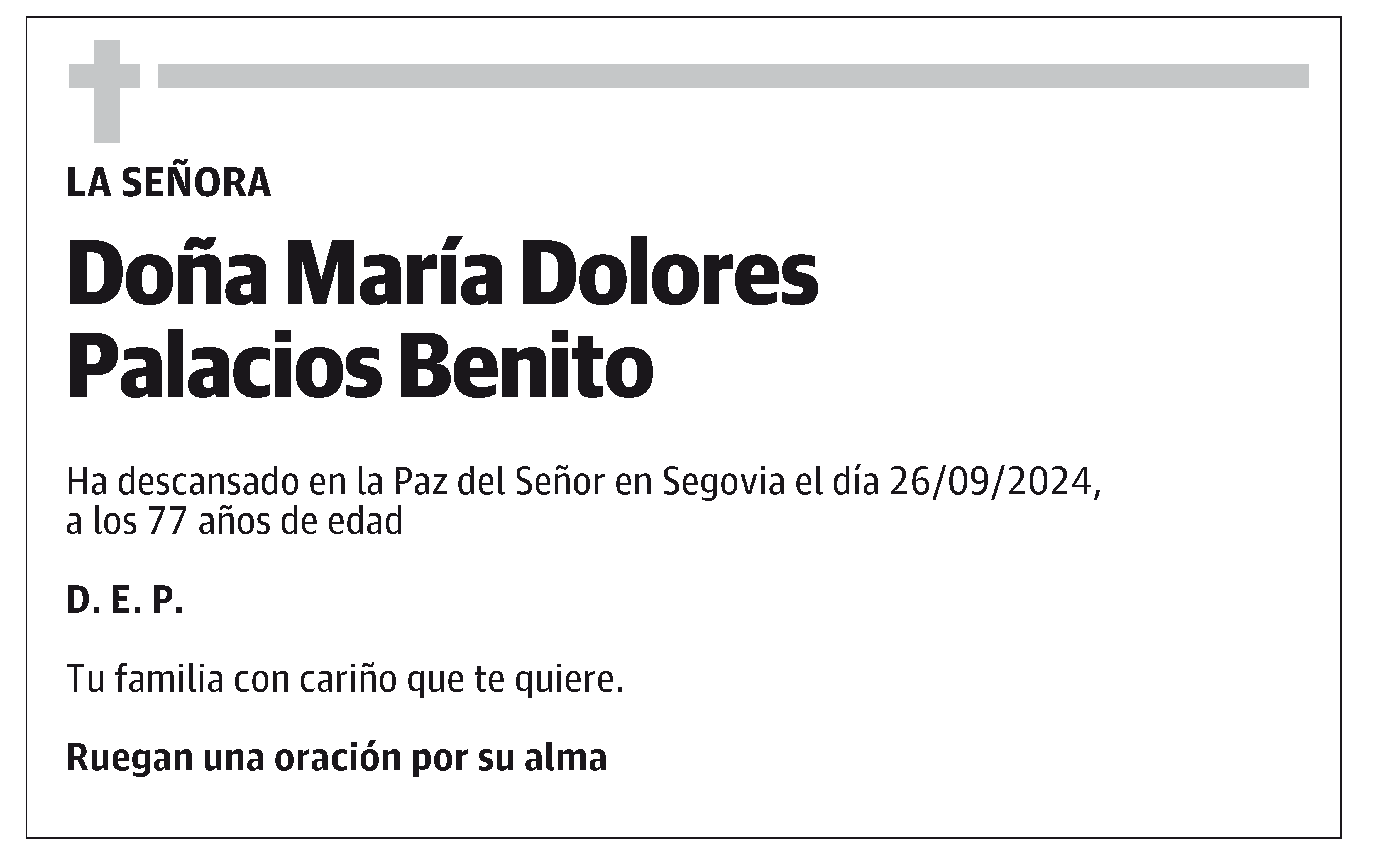 María Dolores Palacios Benito