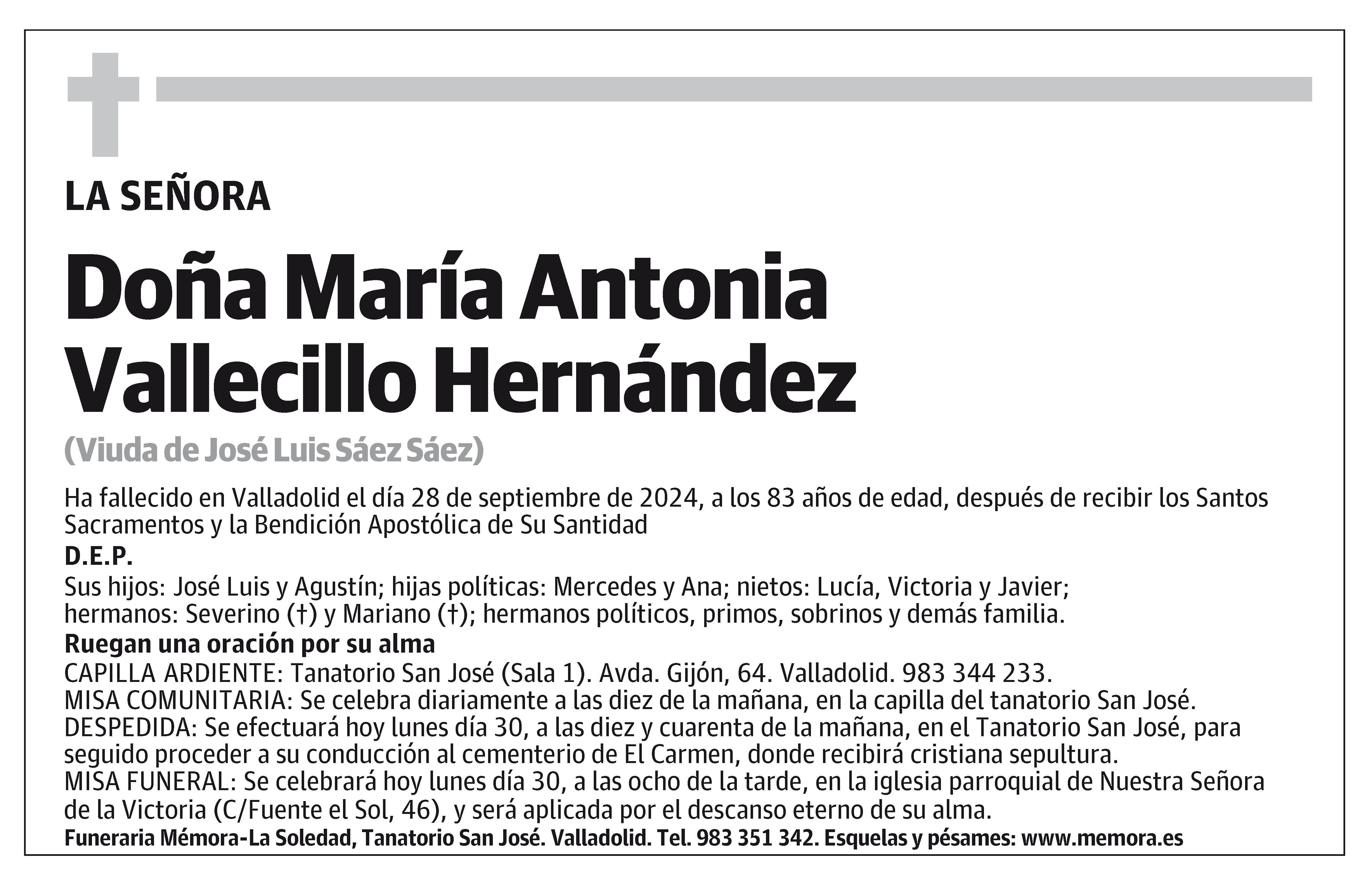 María Antonia Vallecillo Hernández