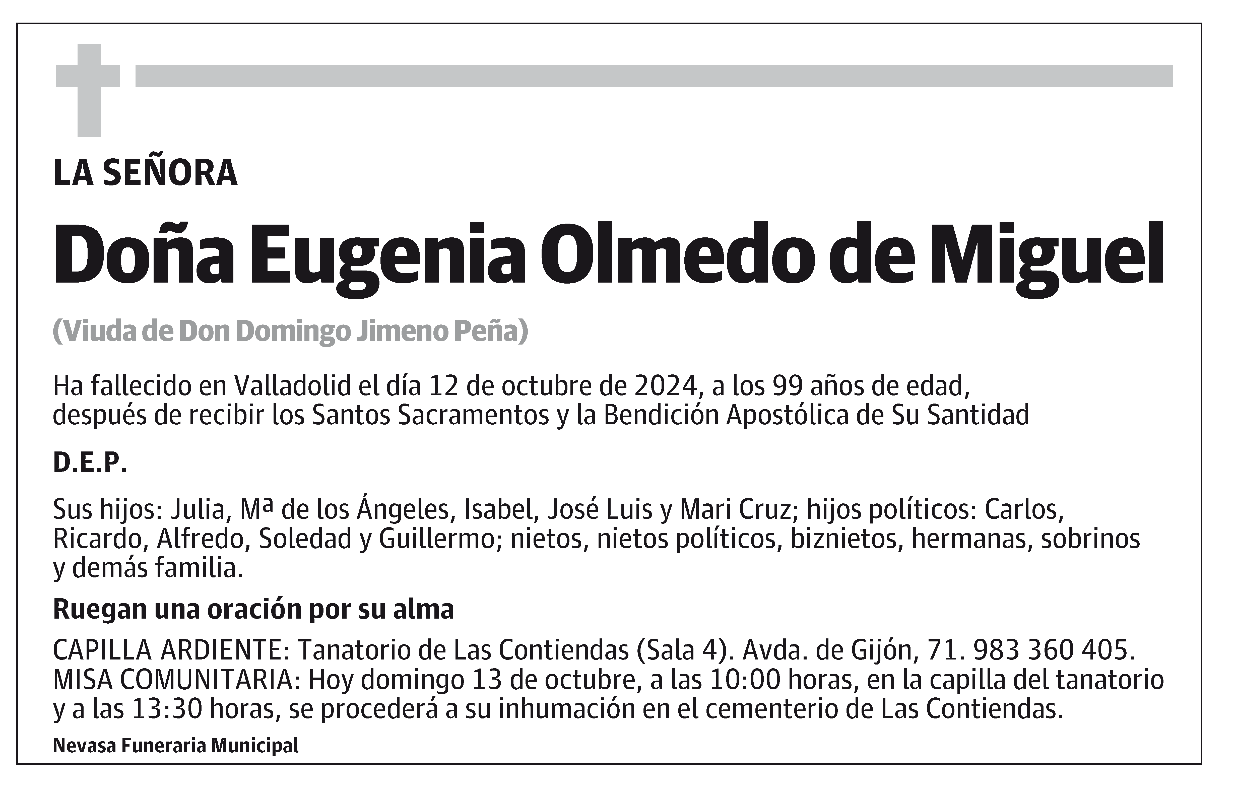 Eugenia Olmedo de Miguel