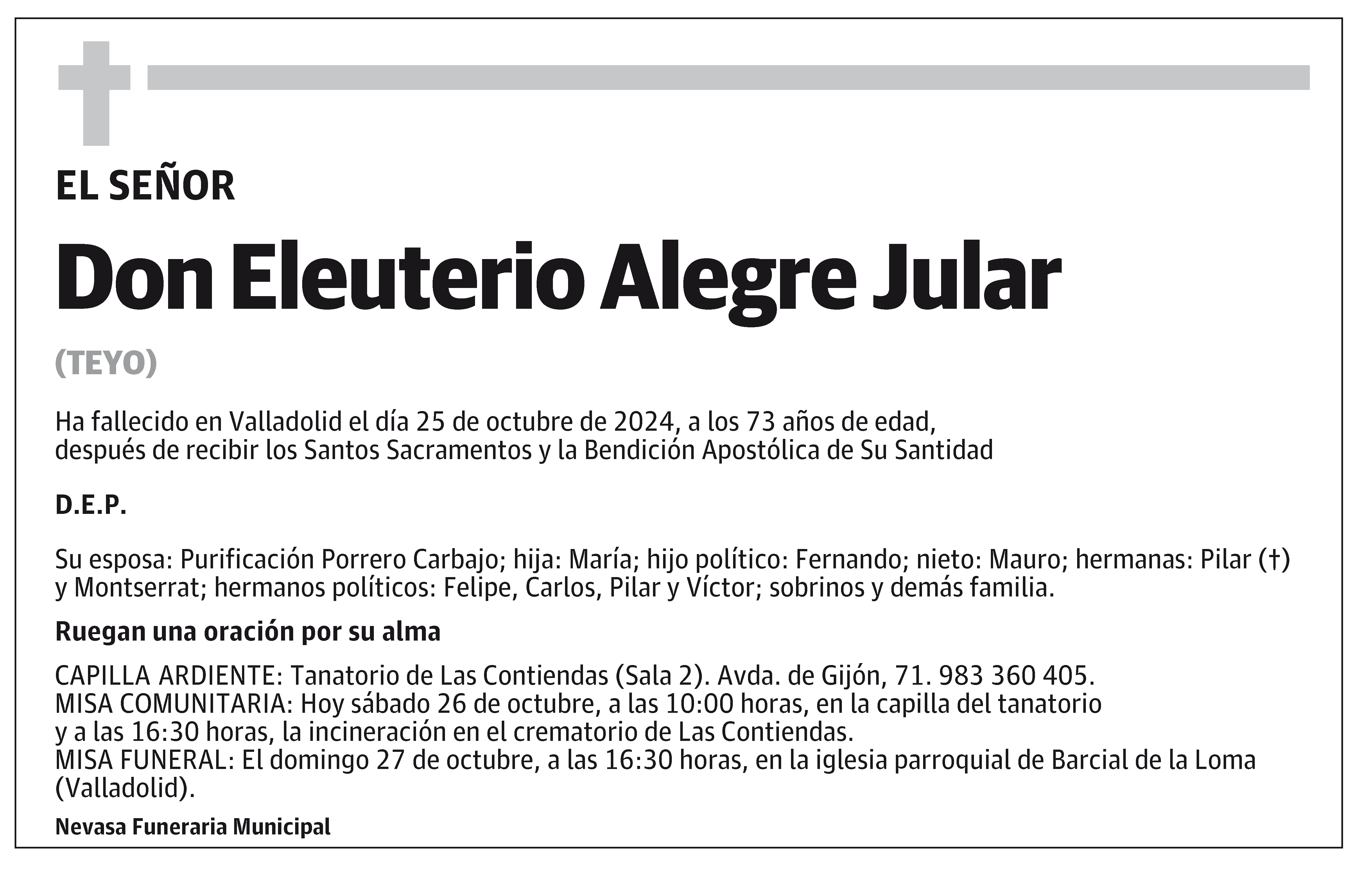 Eleuterio Alegre Jular