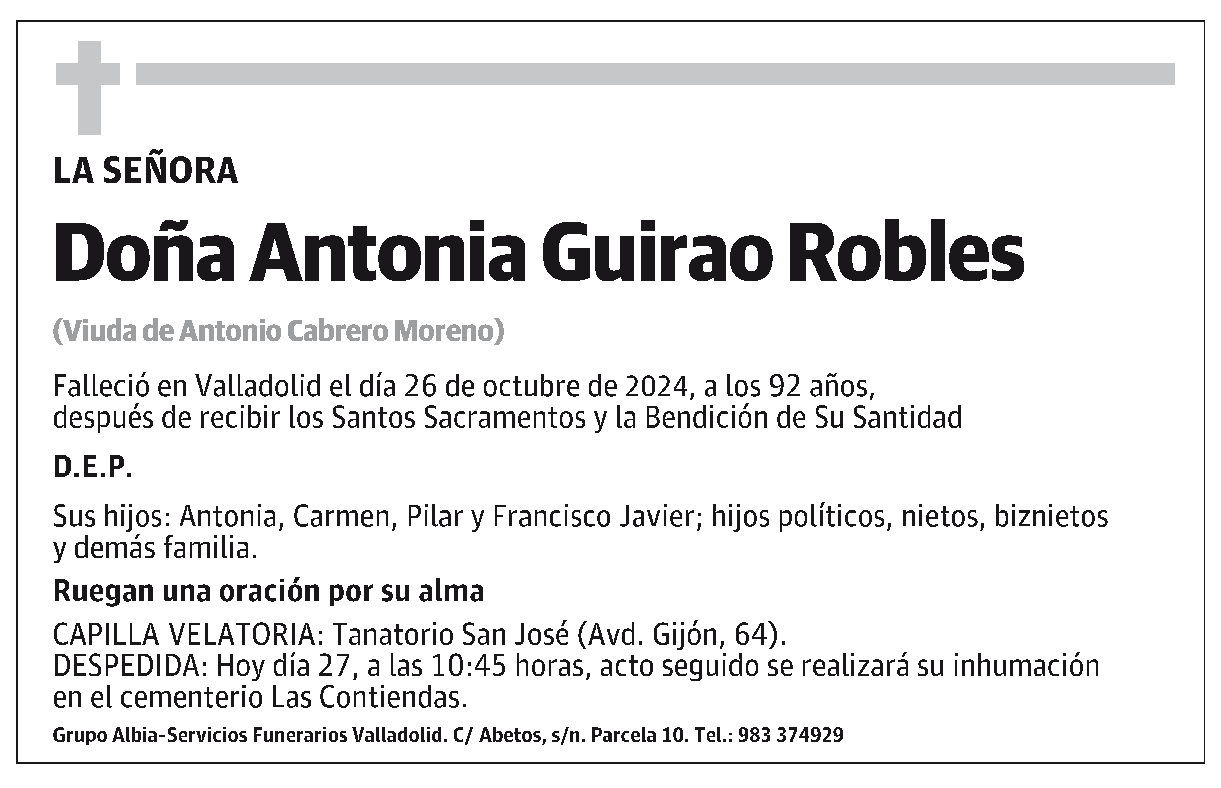 Antonia Guirao Robles