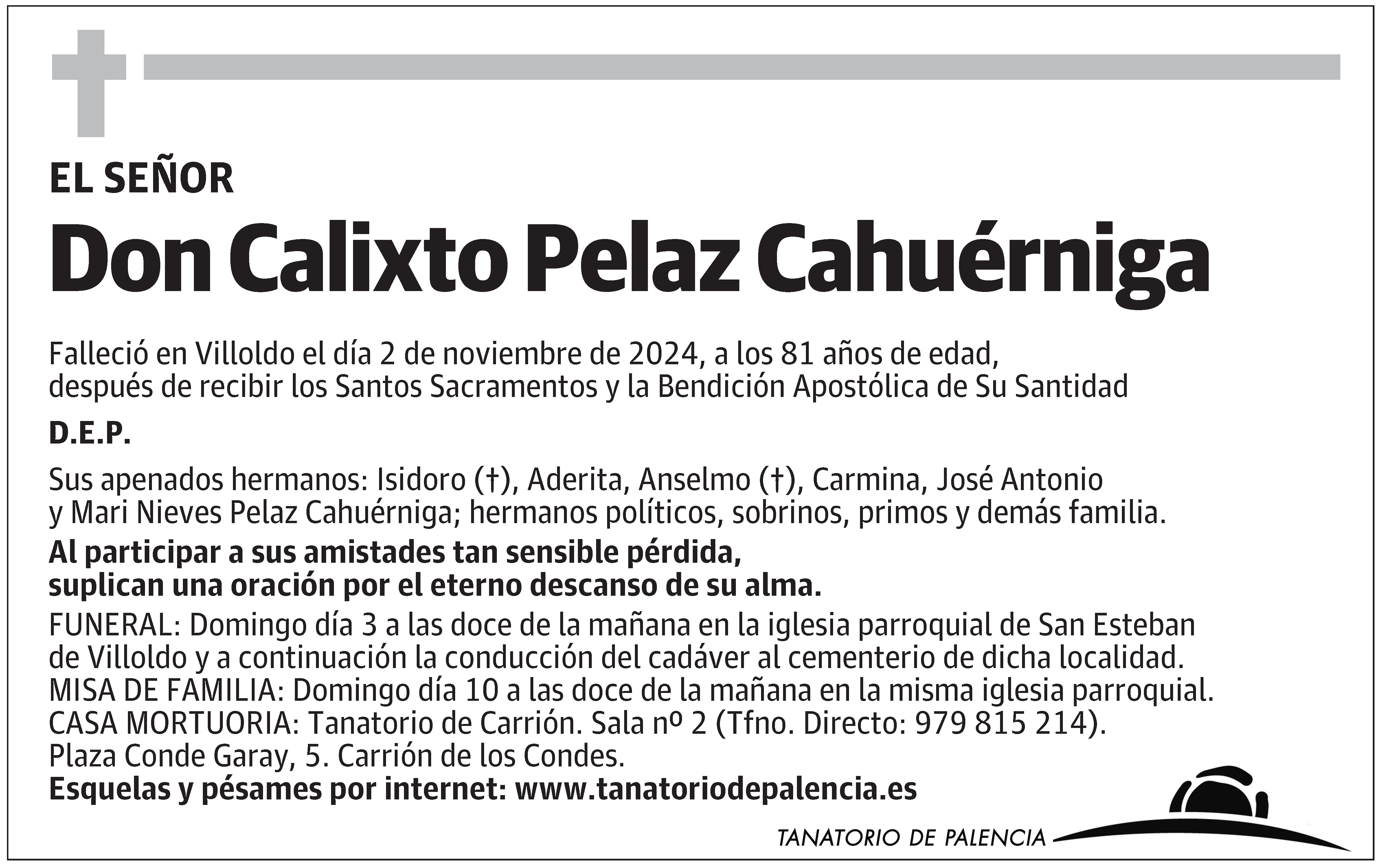 Calixto Pelaz Cahuérniga