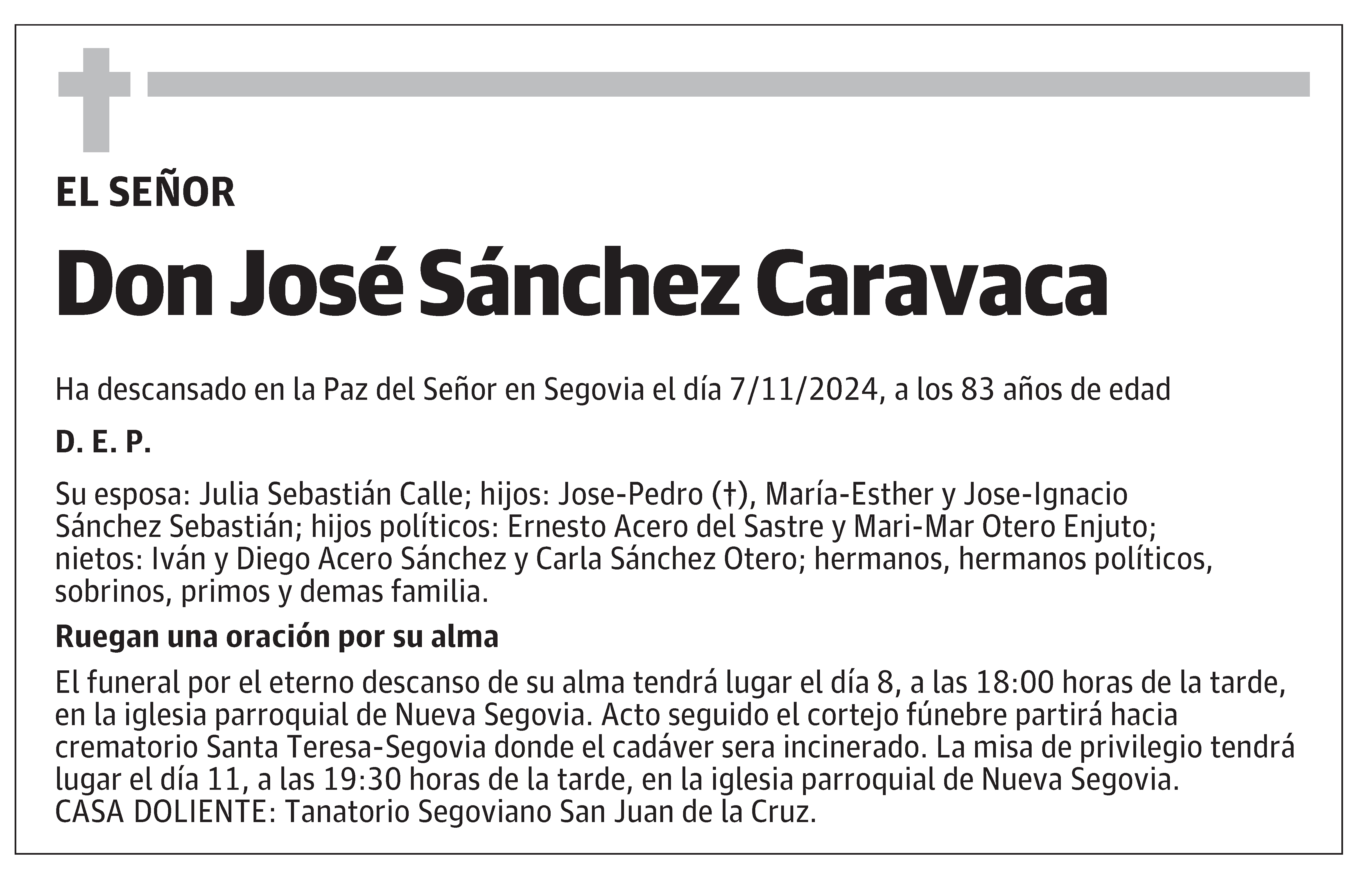 José Sánchez Caravaca