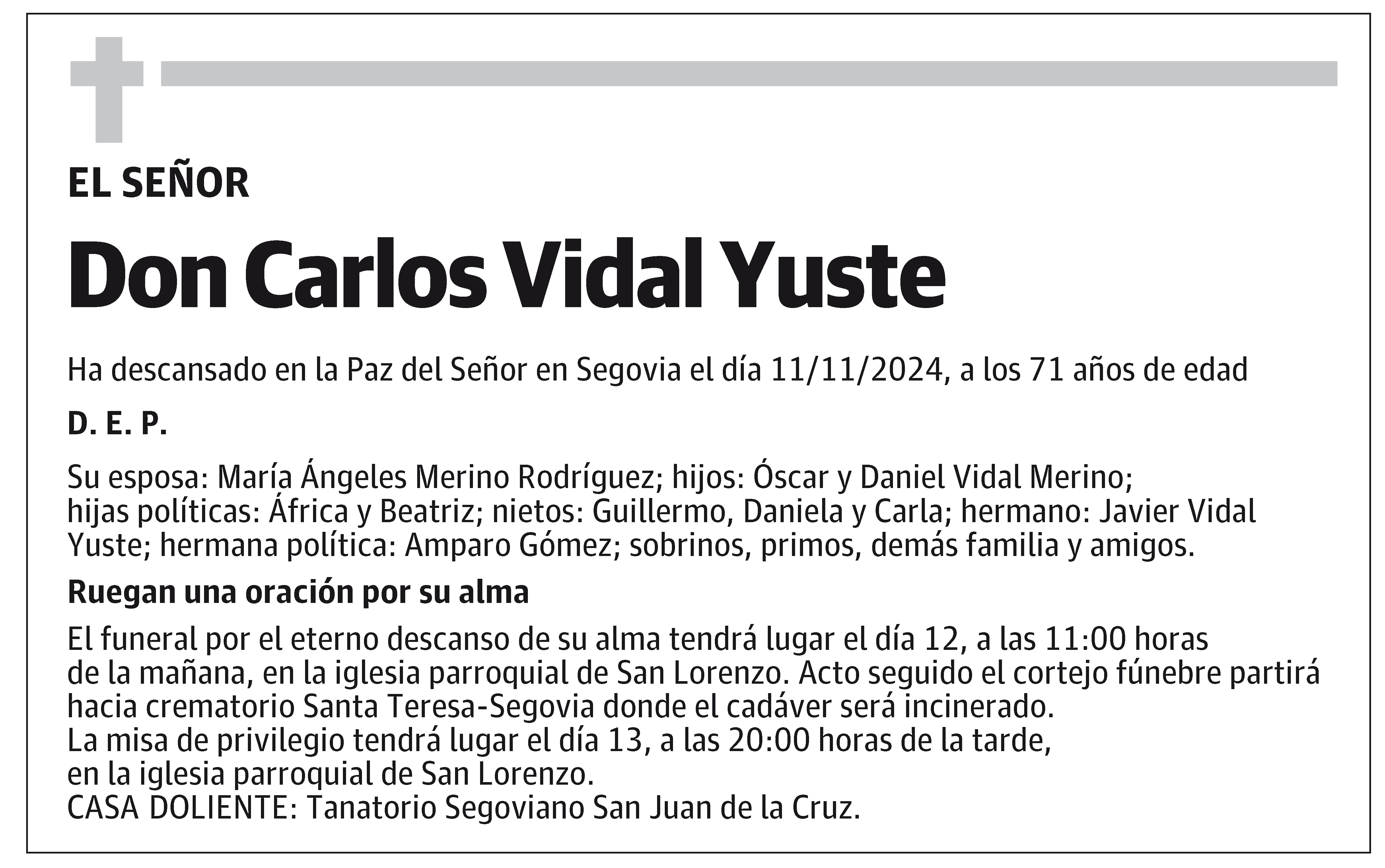 Carlos Vidal Yuste