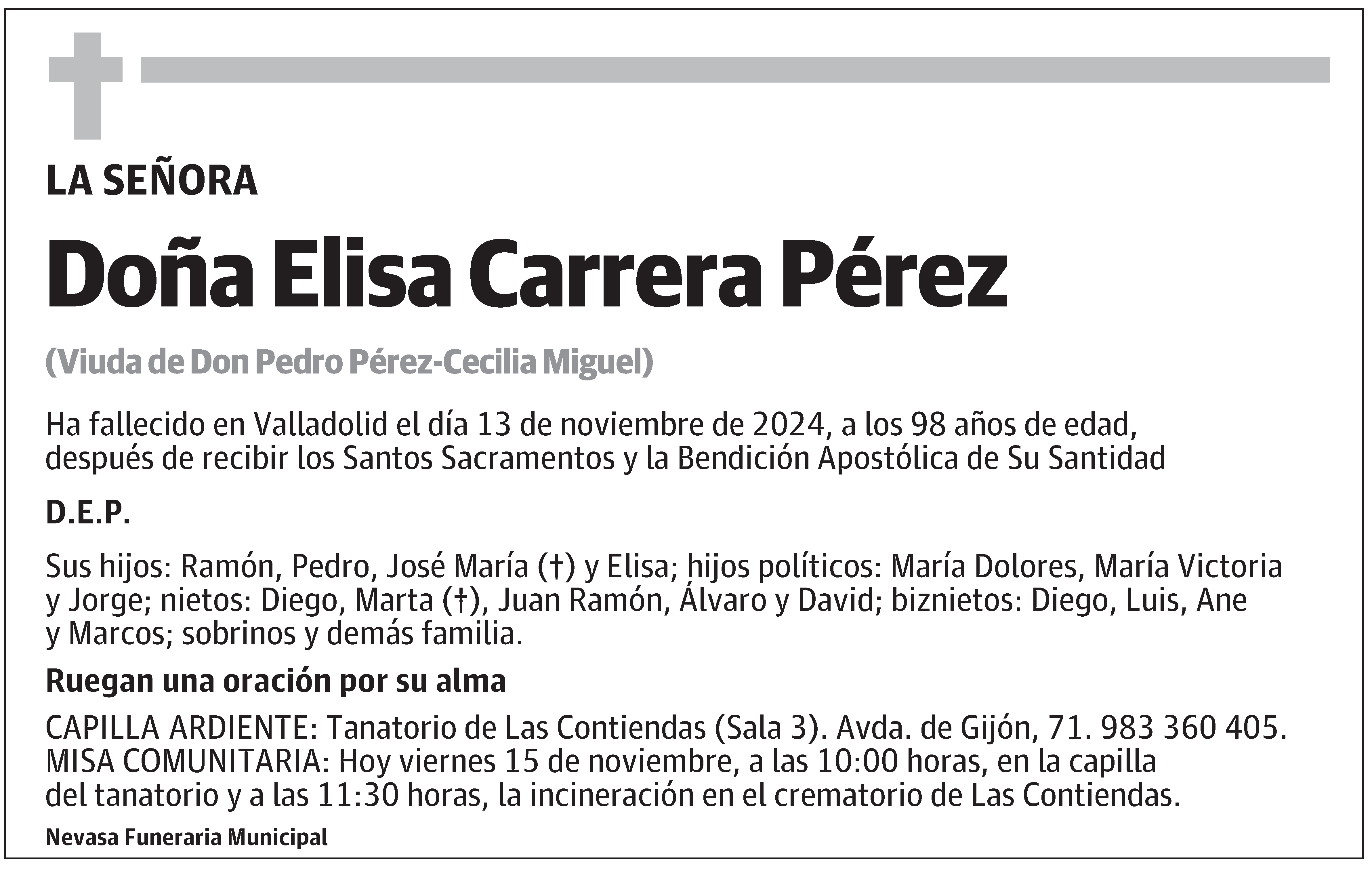 Elisa Carrera Pérez