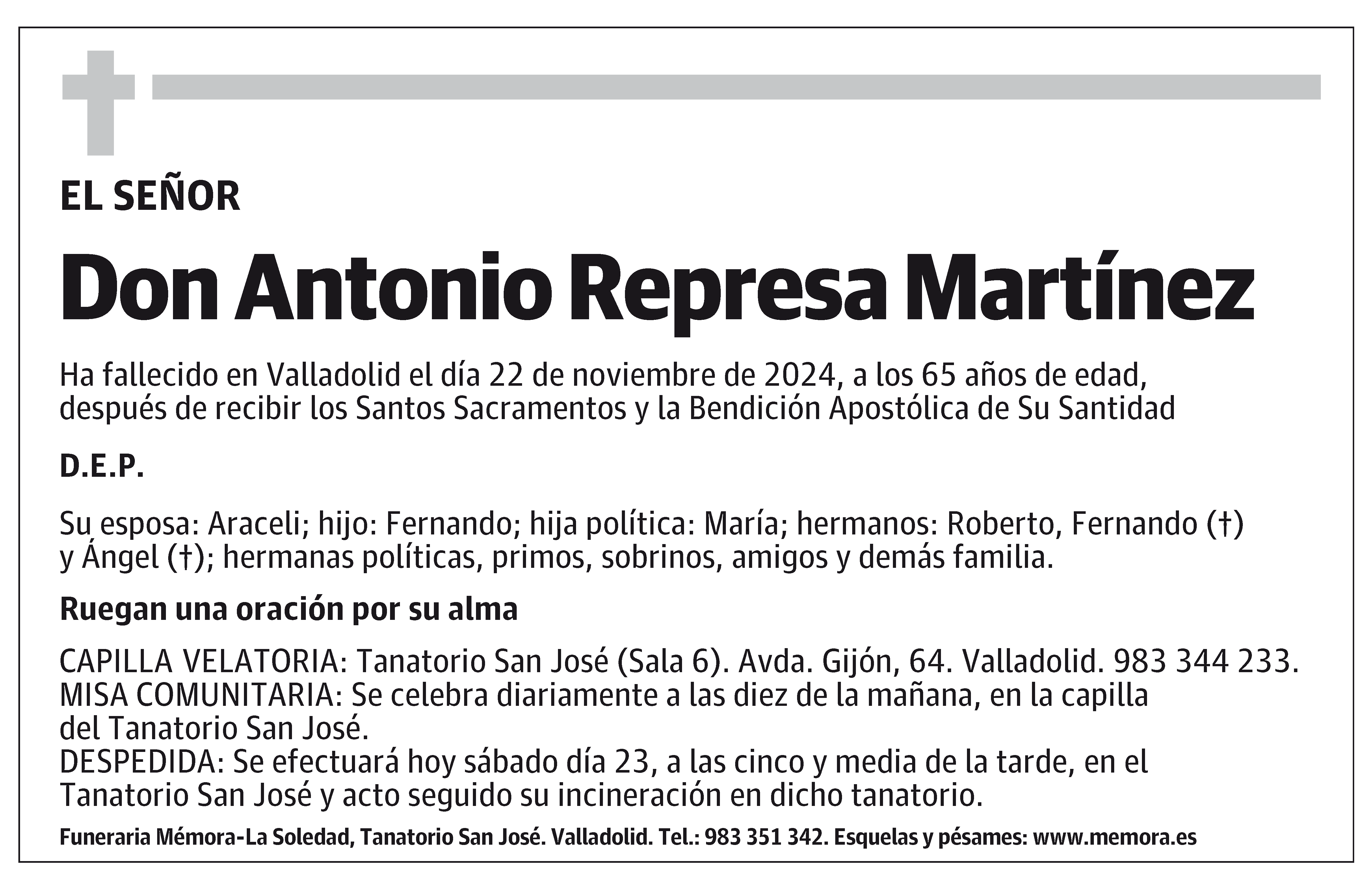 Antonio Represa Martínez