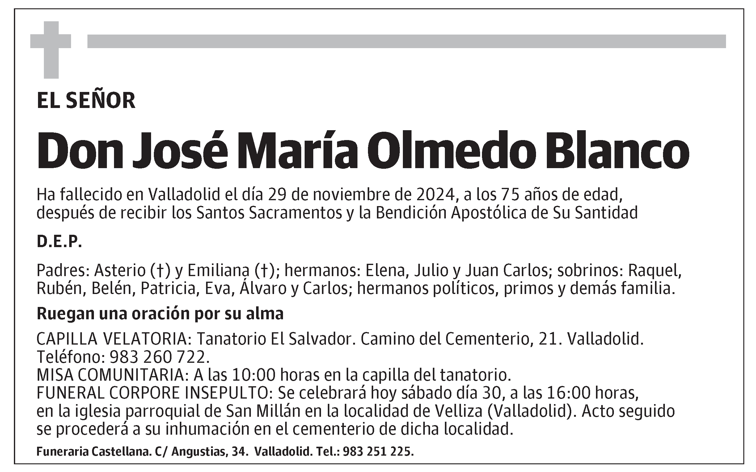 José María Olmedo Blanco