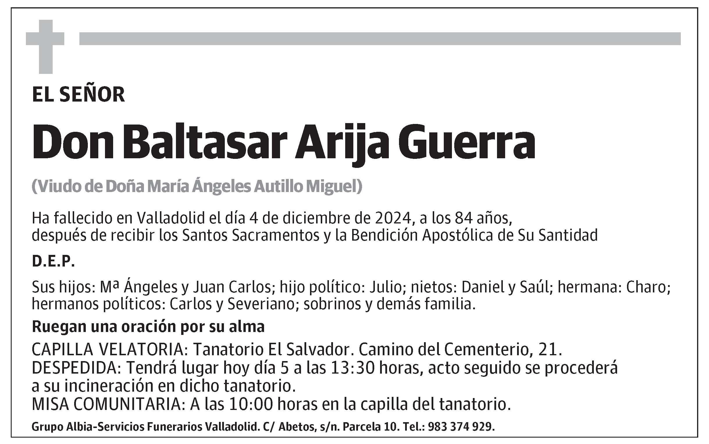 Baltasar Arija Guerra