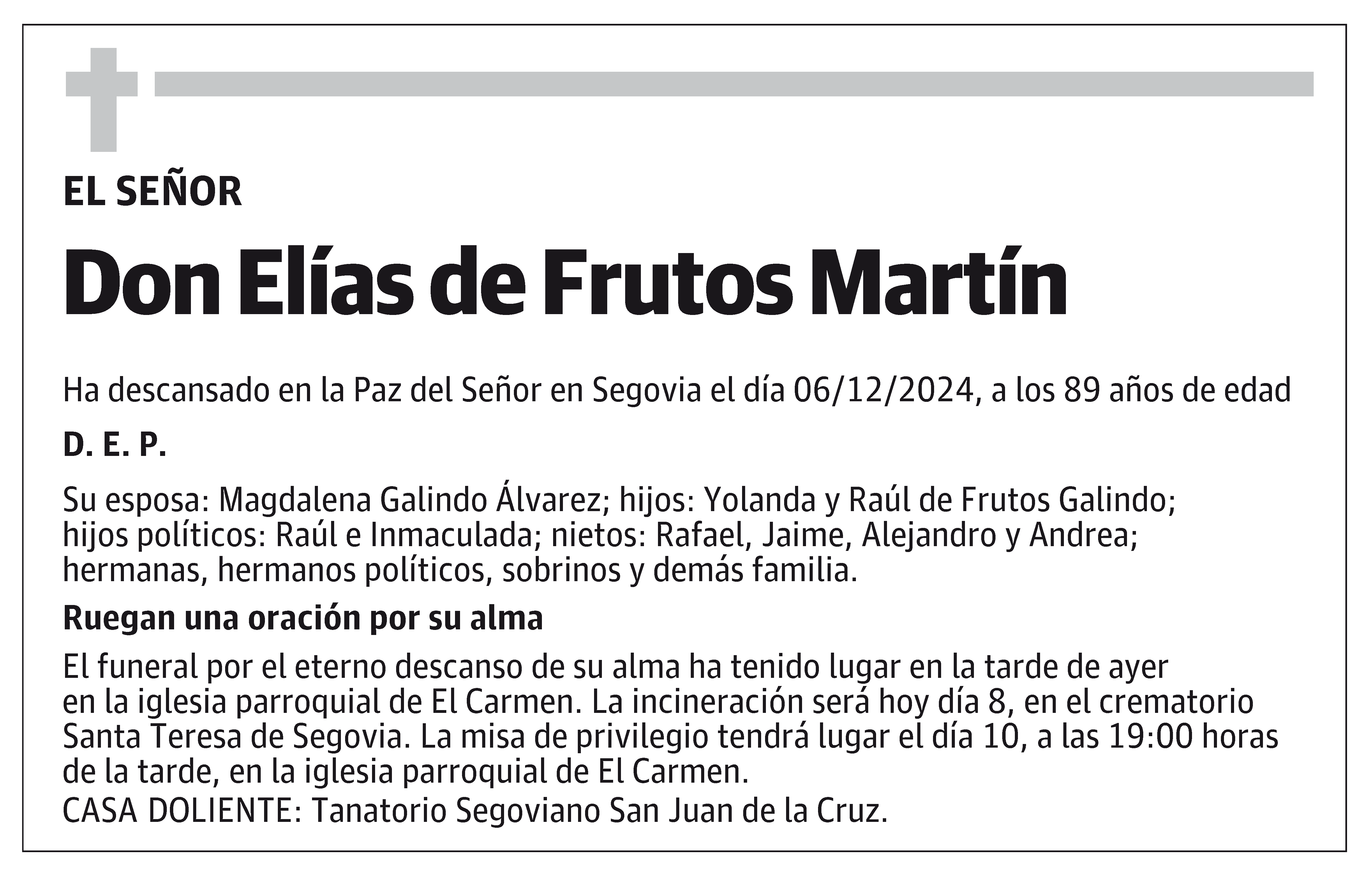 Elías de Frutos Martín