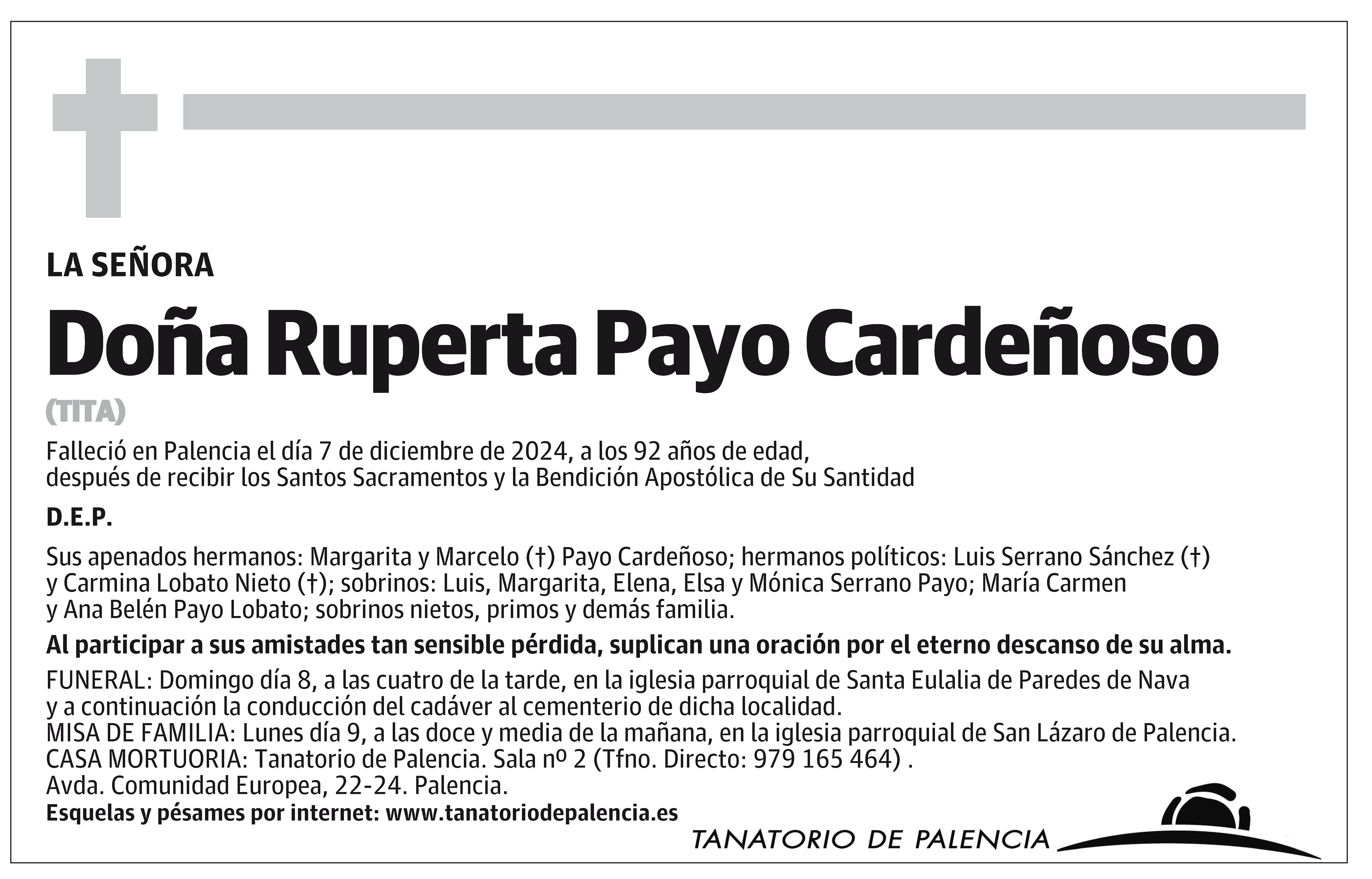 Ruperta Payo Cardeñoso