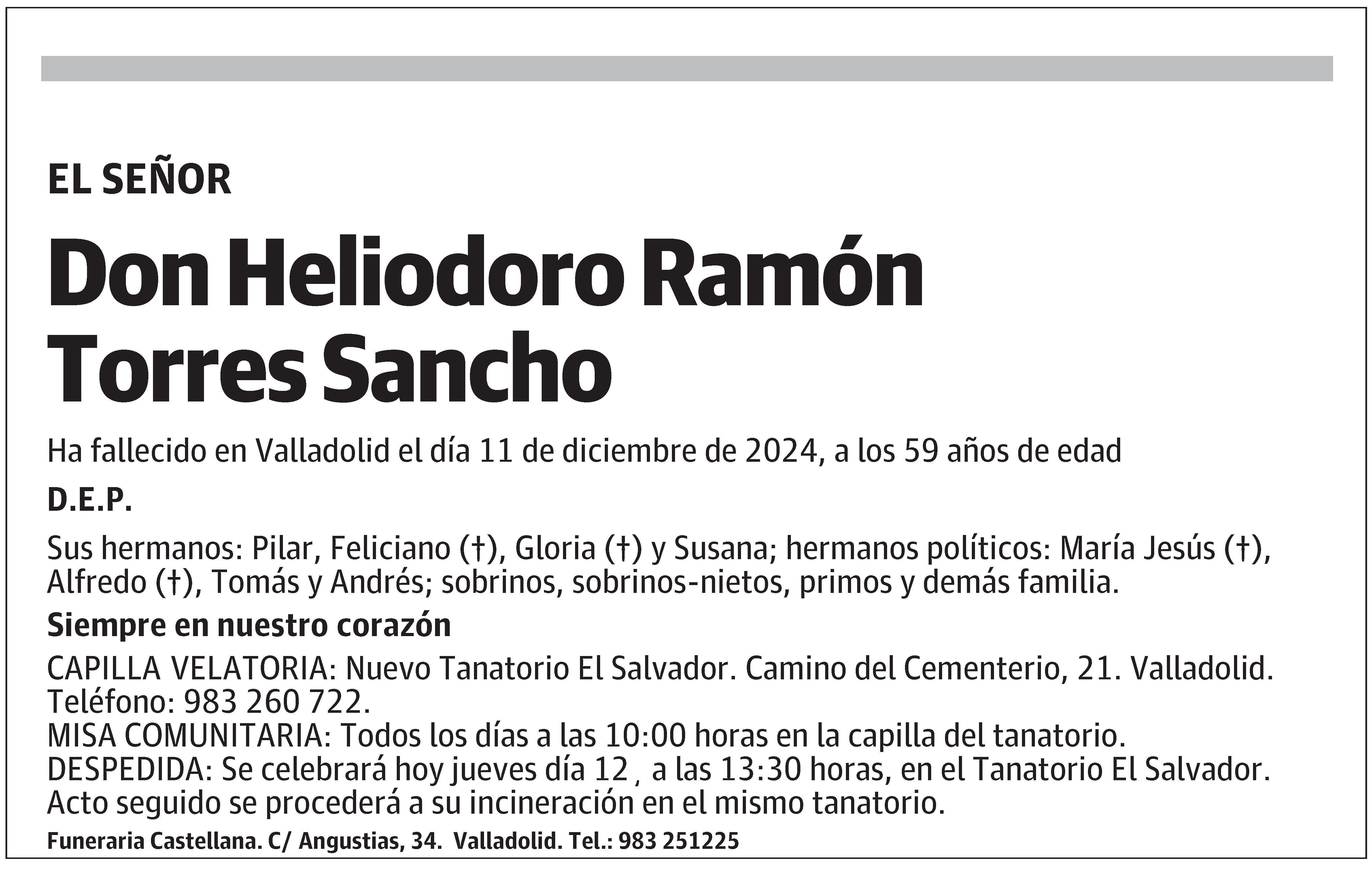 Heliodoro Ramón Torres Sancho